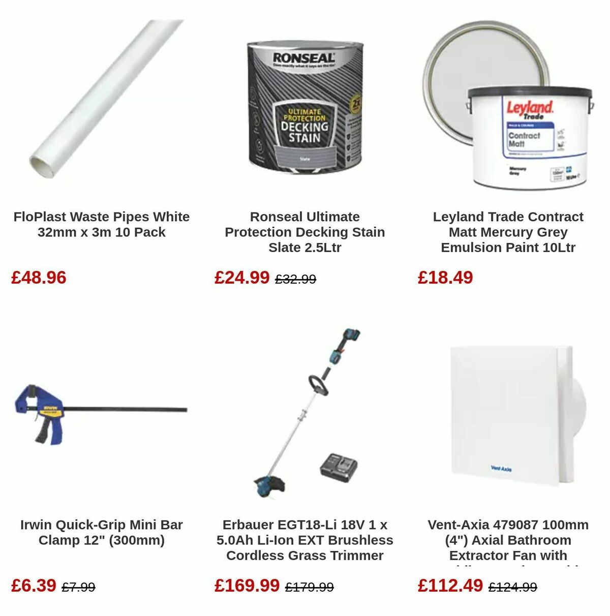 Screwfix Offers from 5 June