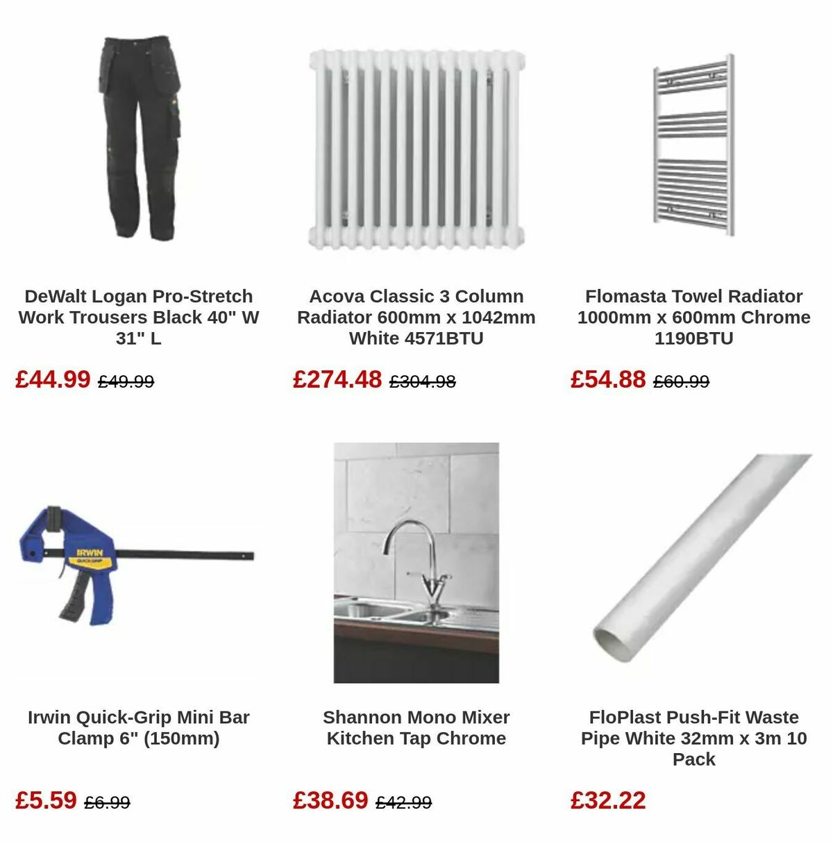 Screwfix Offers from 5 June