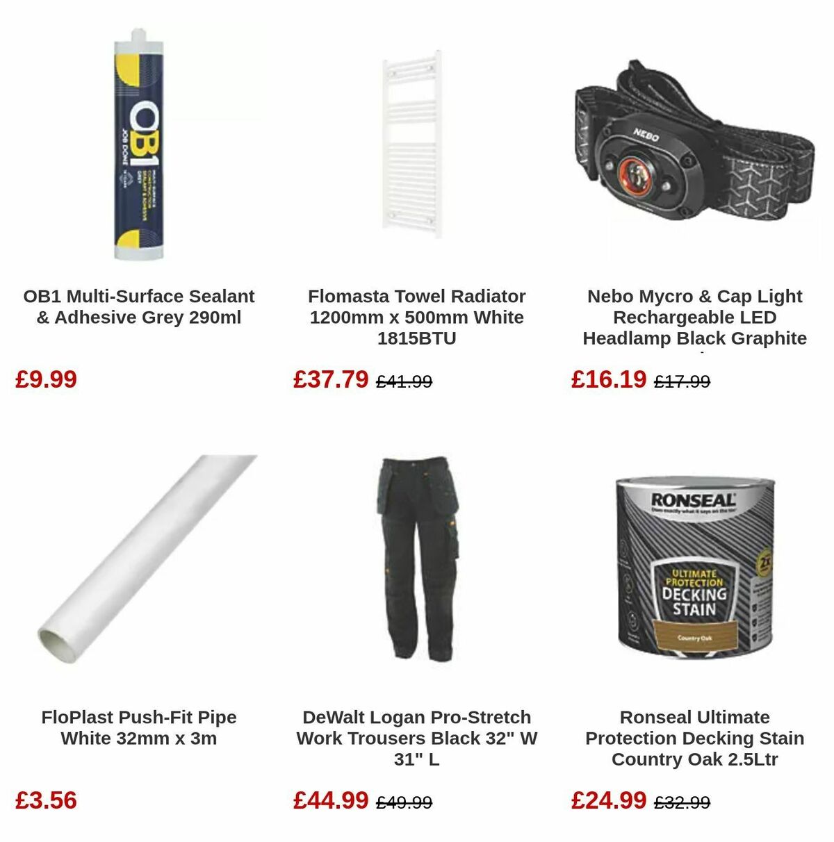 Screwfix Offers from 5 June