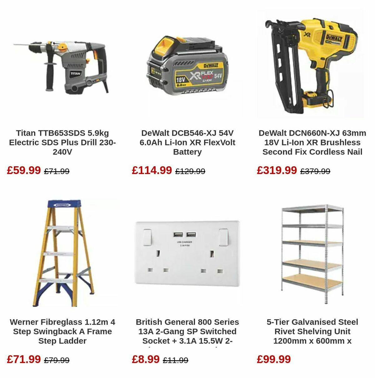 Screwfix Offers from 4 July