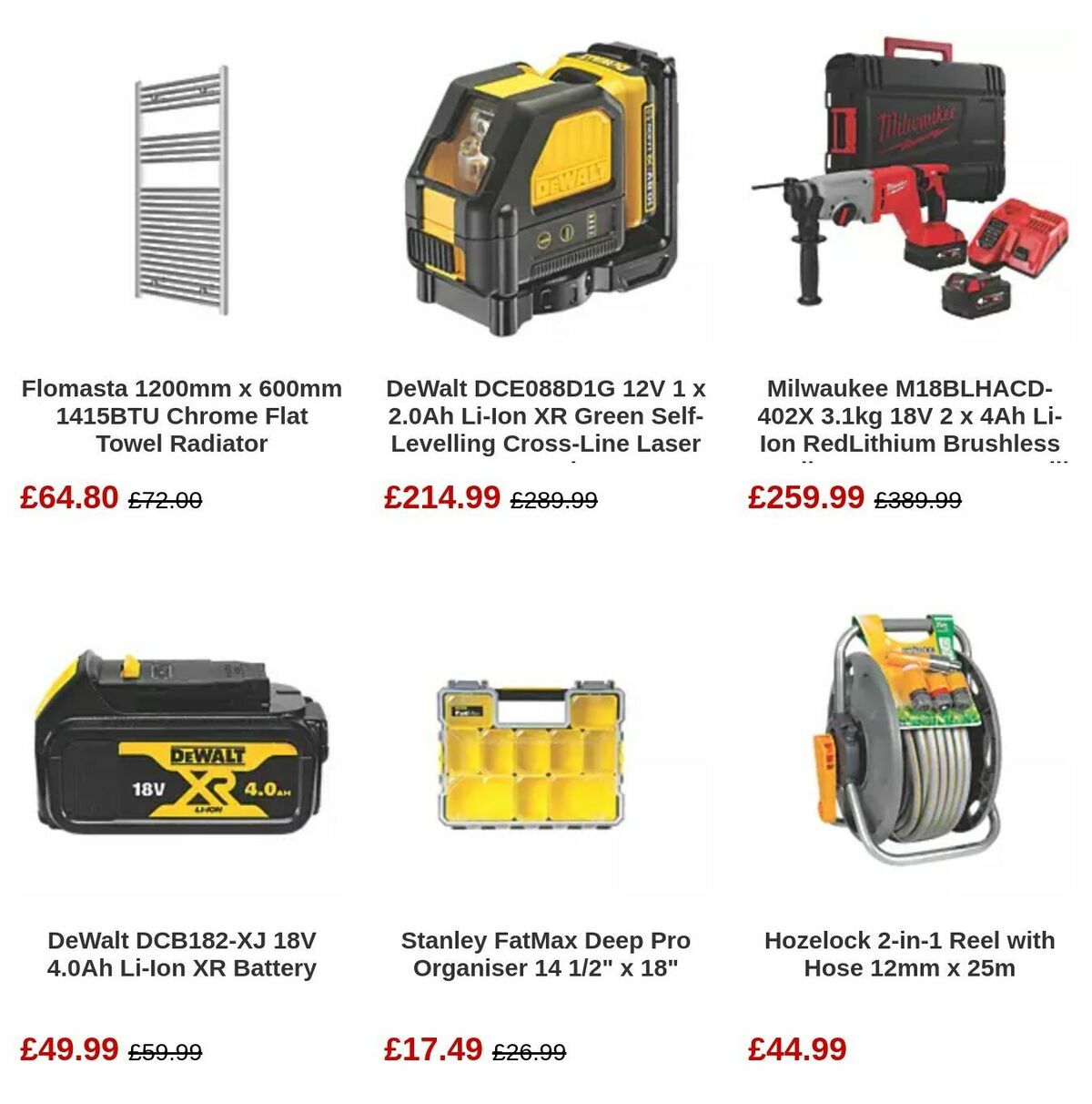 Screwfix Offers from 4 July