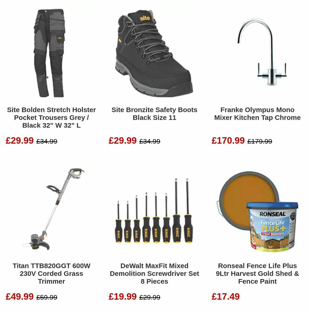 Screwfix Offers from 4 July