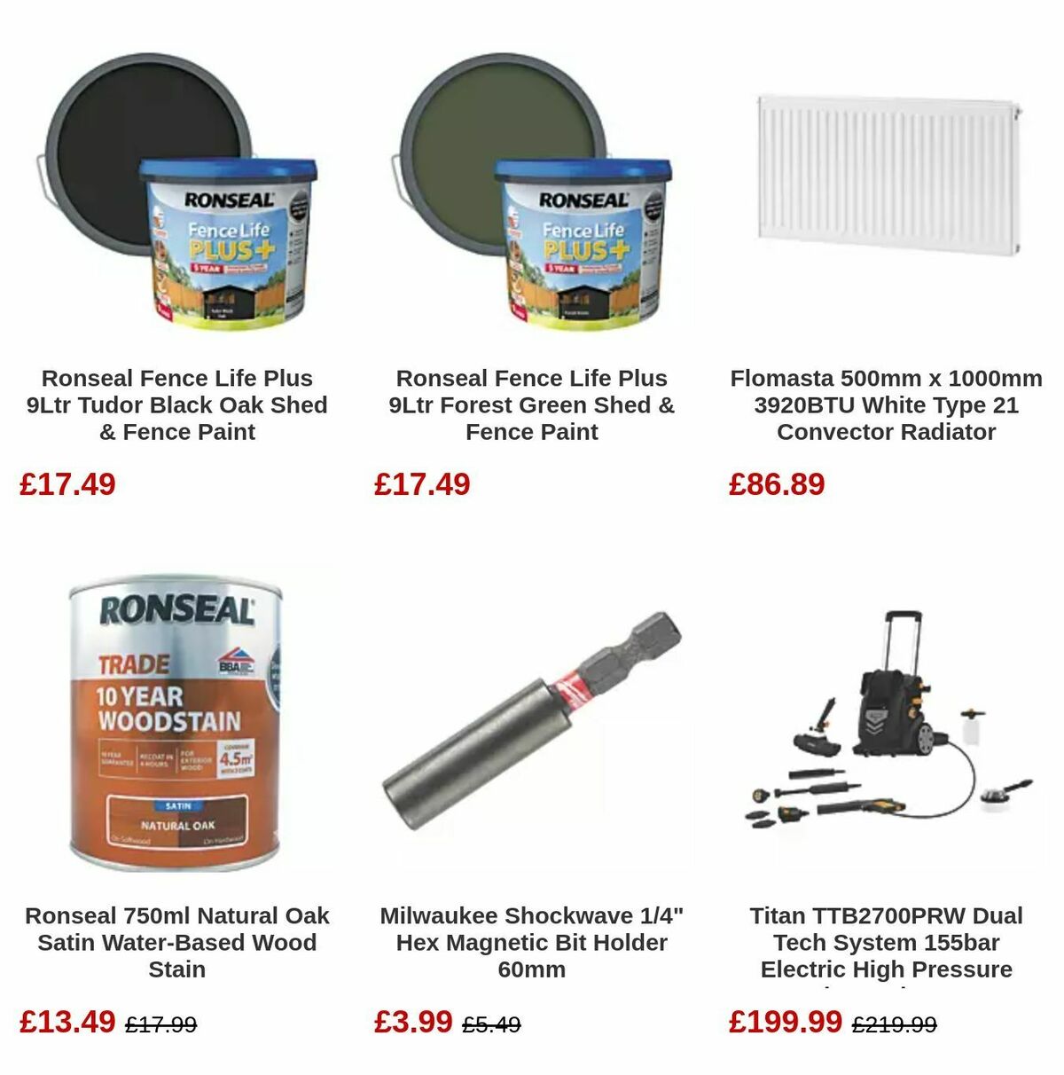 Screwfix Offers from 4 July