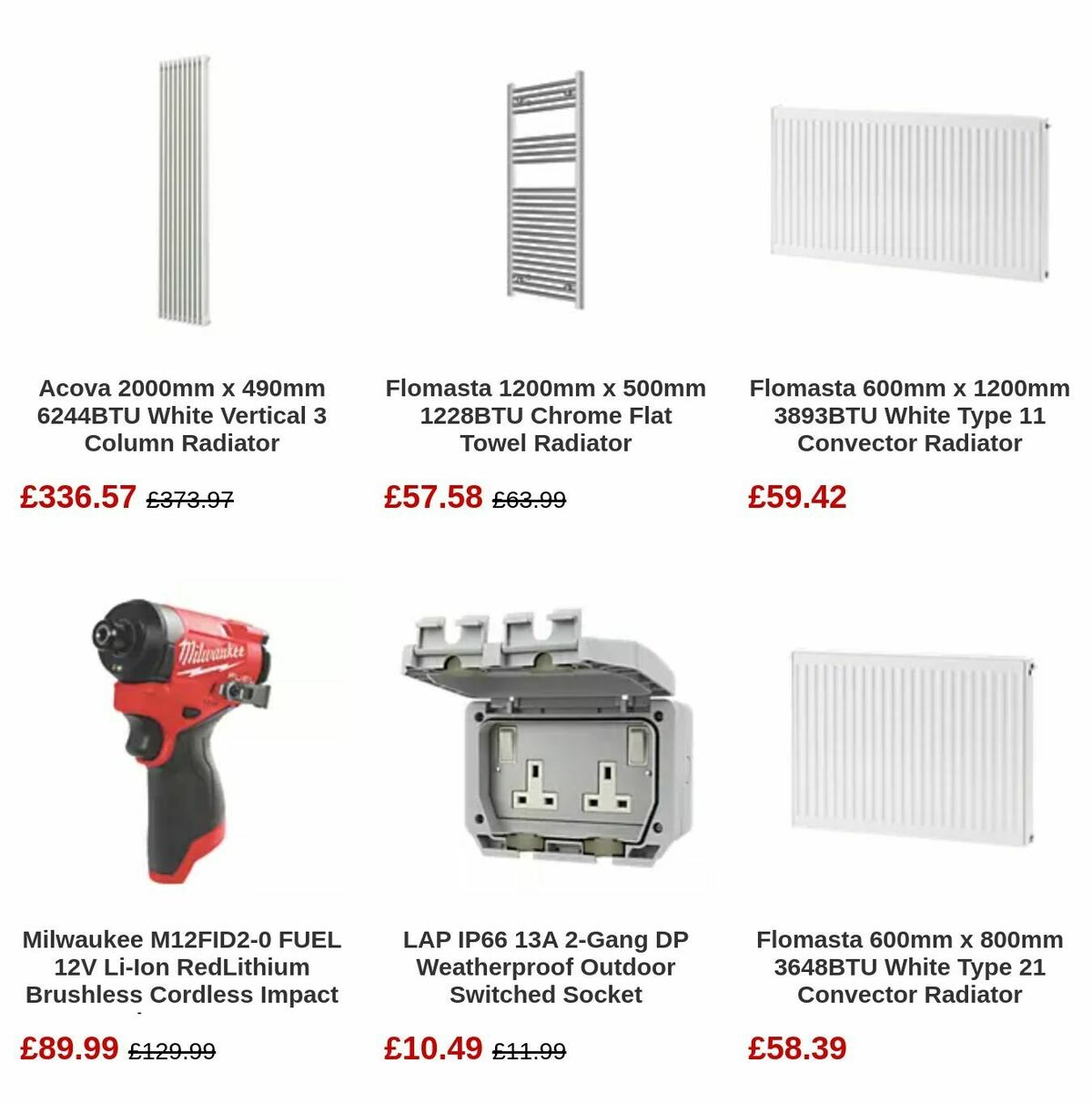 Screwfix Offers from 4 July