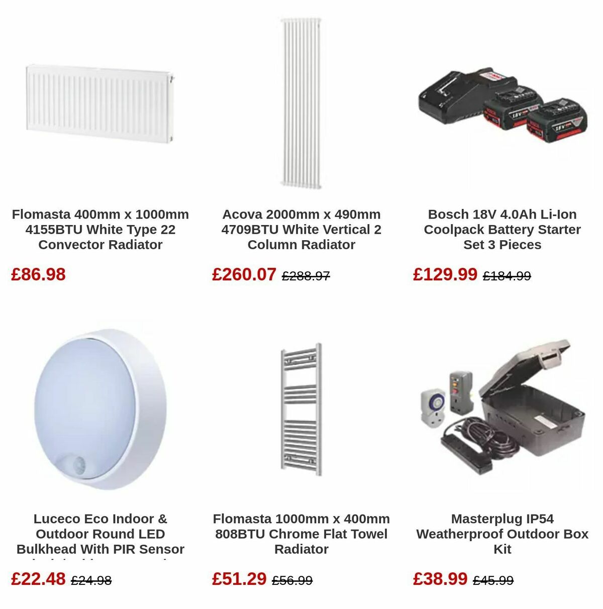 Screwfix Offers from 4 July