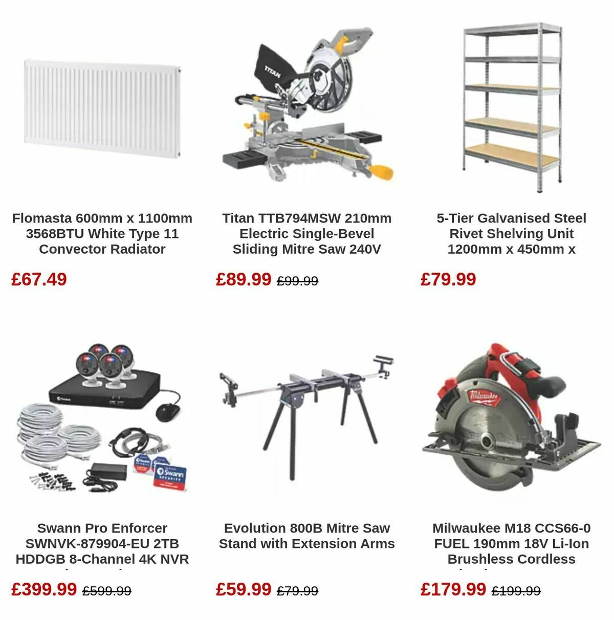 Screwfix Offers from 4 July