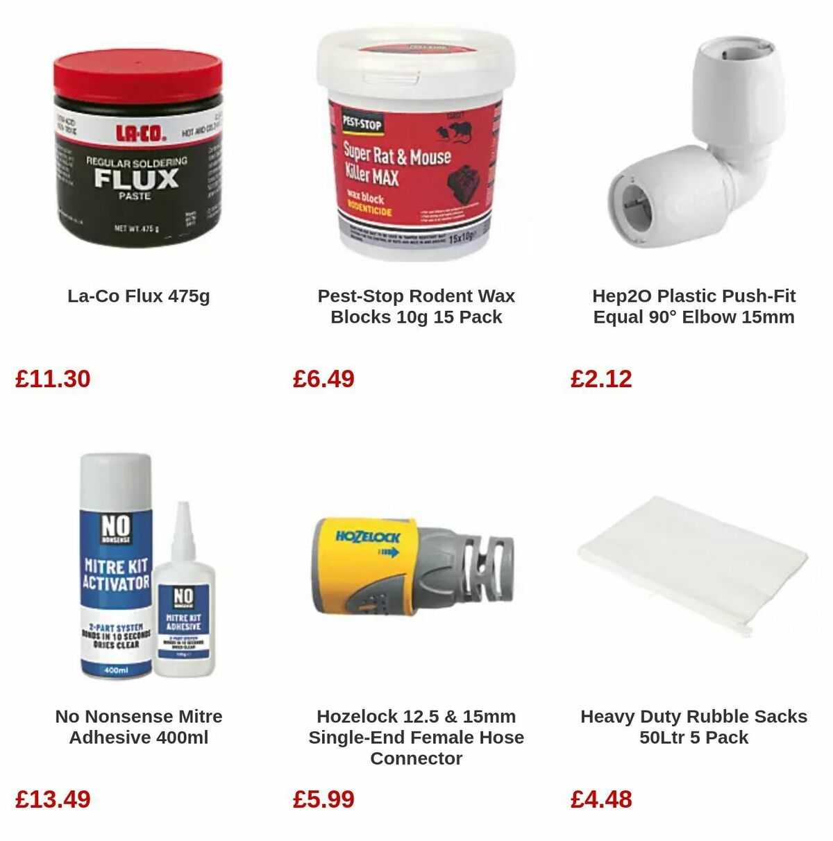 Screwfix Essentials for Less Offers from 4 August