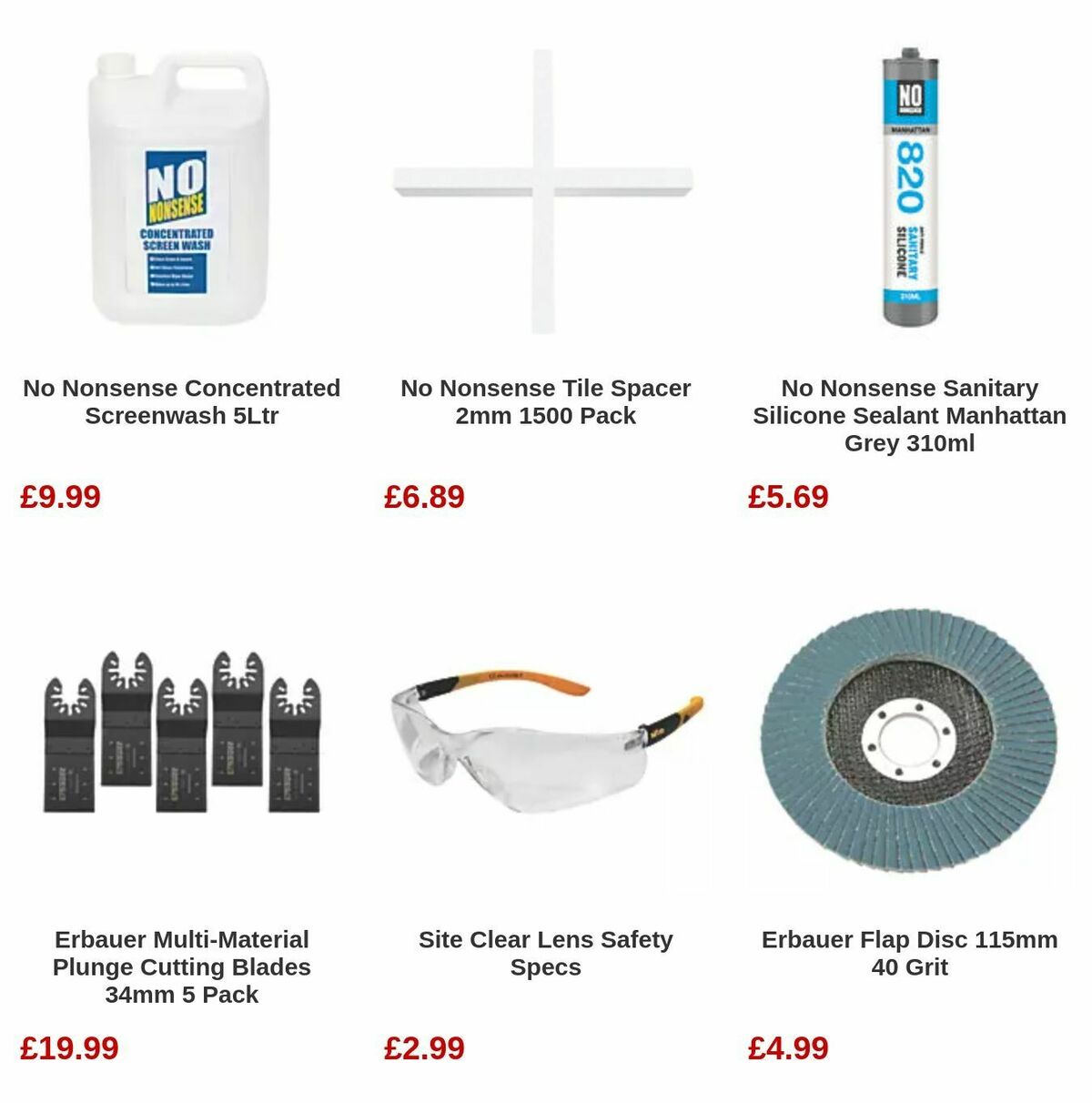 Screwfix Essentials for Less Offers from 4 August