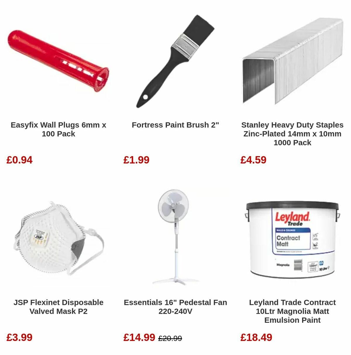 Screwfix Essentials for Less Offers from 4 August