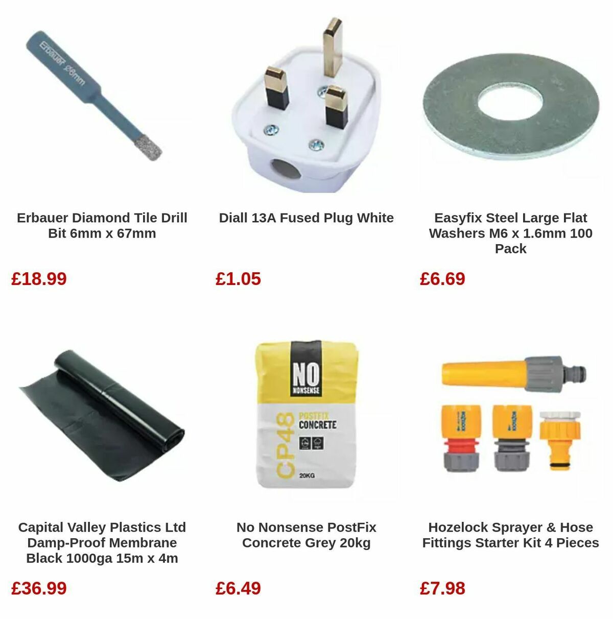 Screwfix Essentials for Less Offers from 4 August