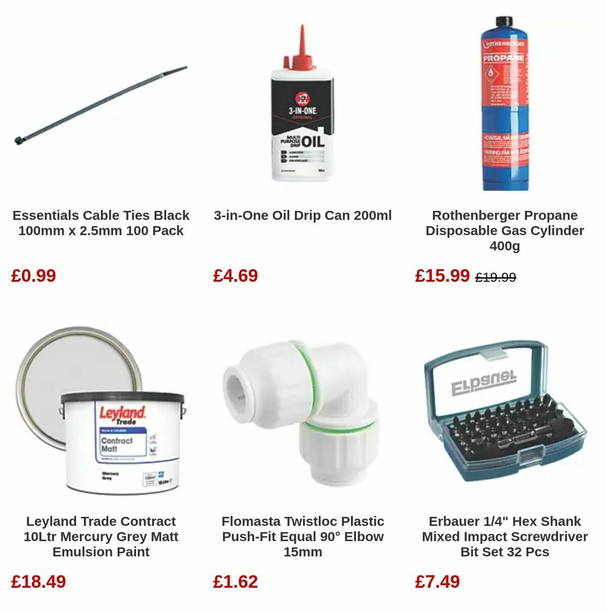 Screwfix Essentials for Less Offers from 4 August