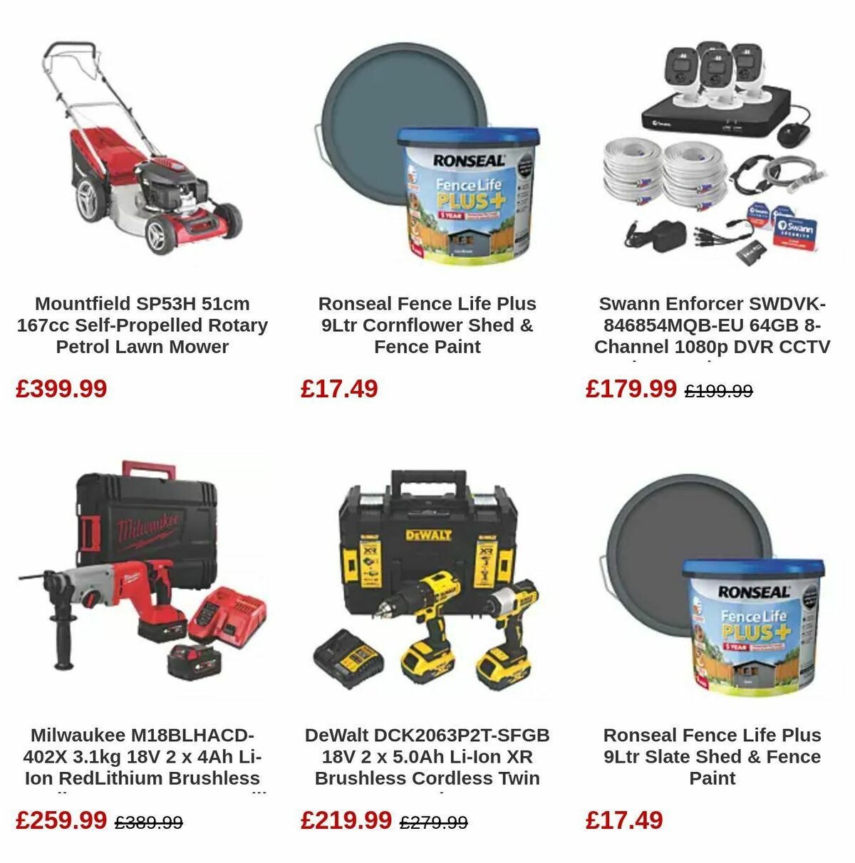 Screwfix Offers from 6 August