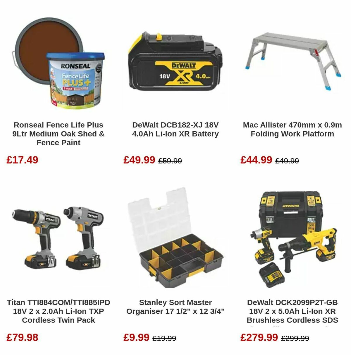 Screwfix Offers from 6 August