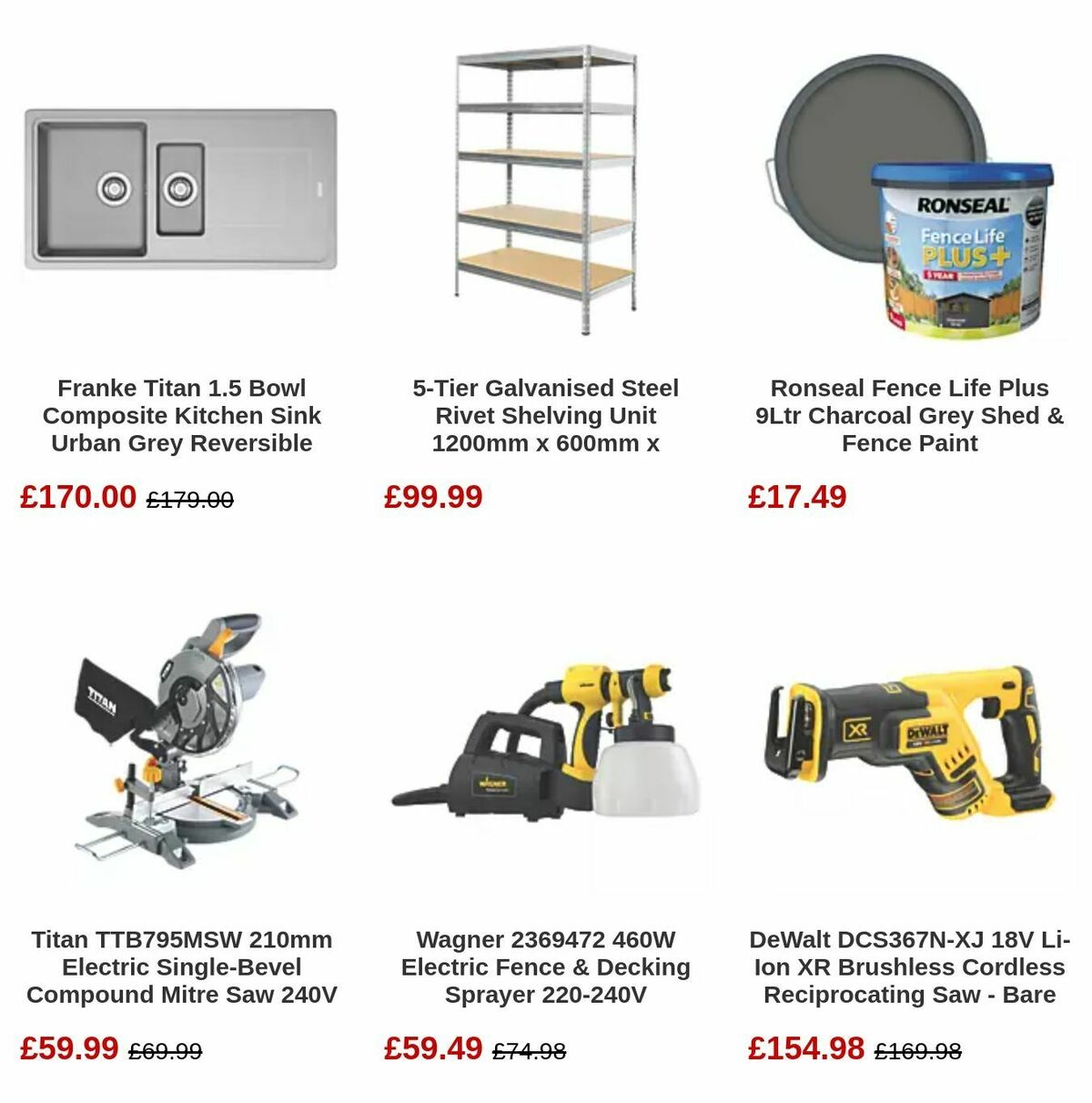 Screwfix Offers from 6 August