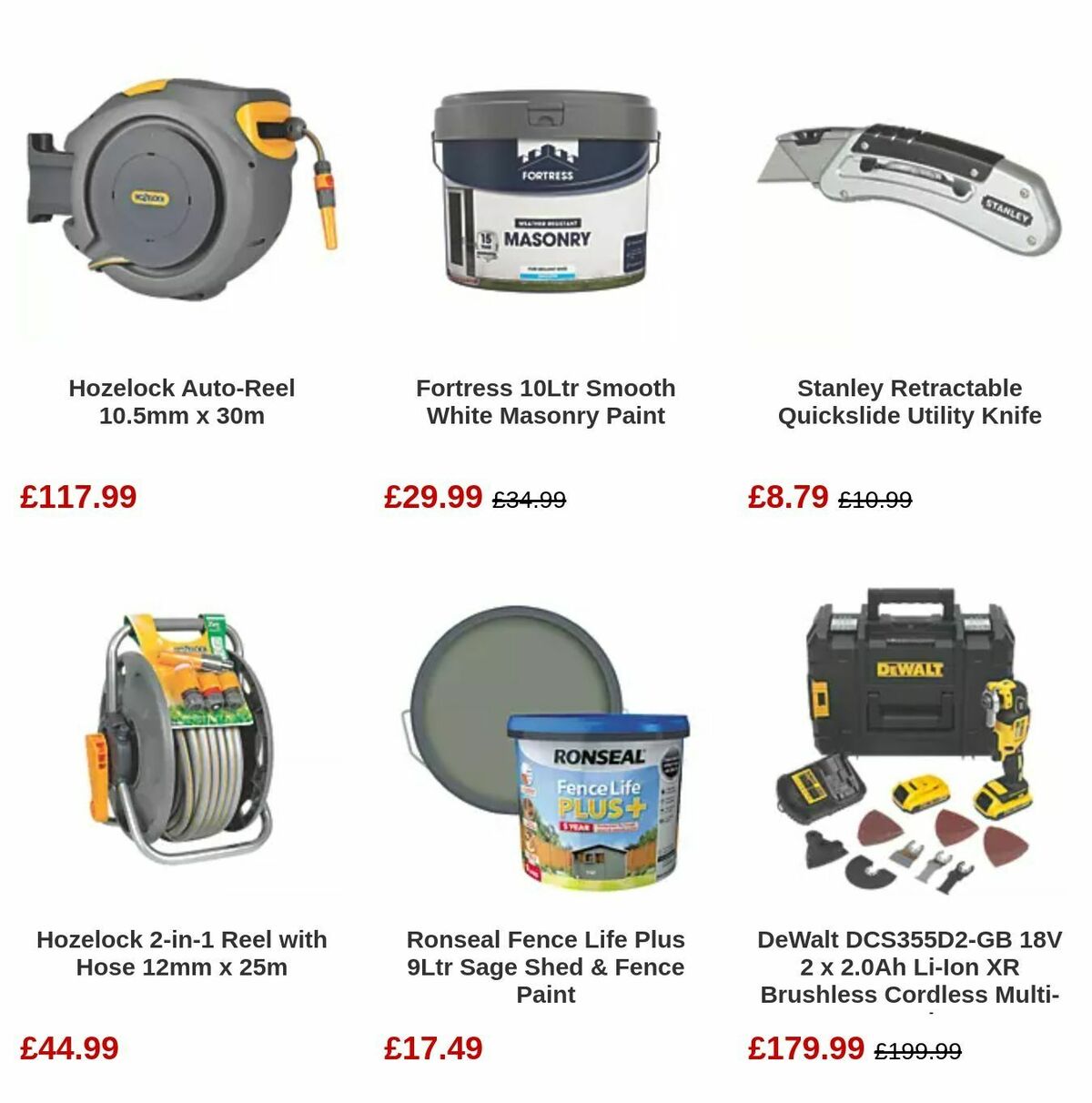 Screwfix Offers from 6 August