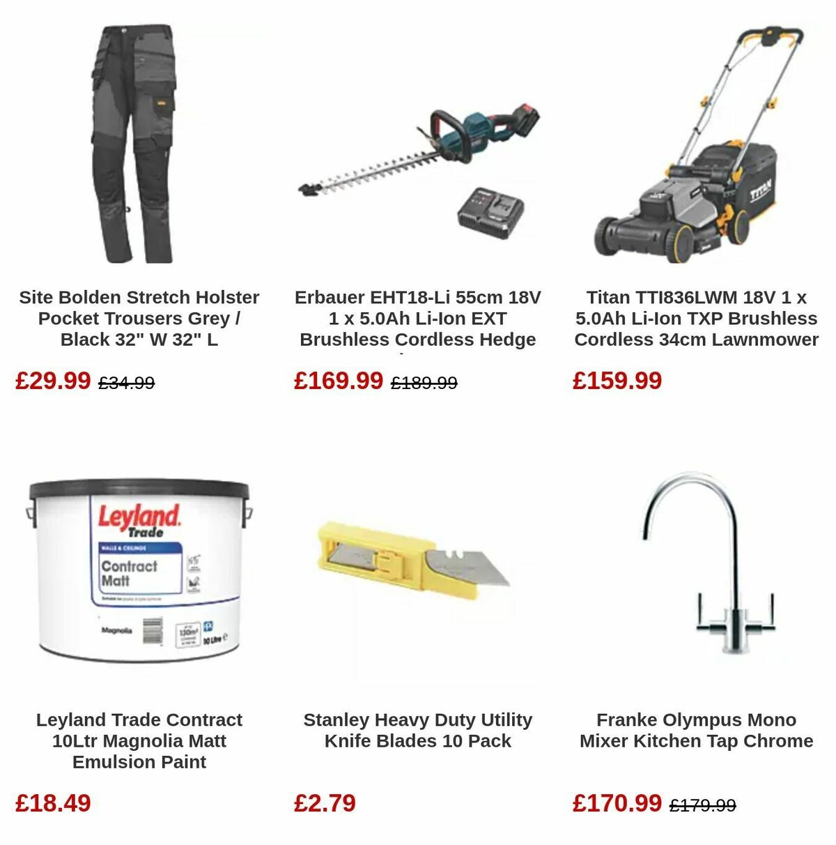 Screwfix Offers from 6 August