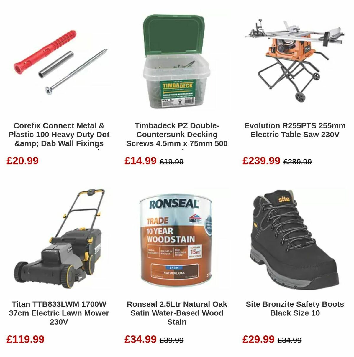 Screwfix Offers from 6 August