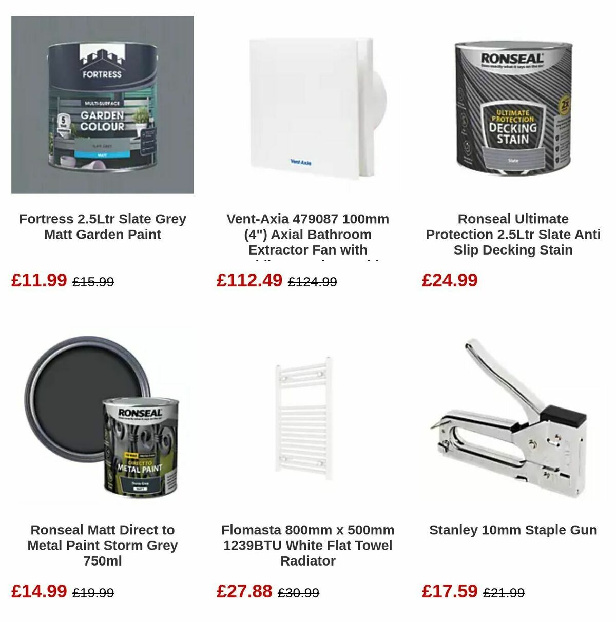 Screwfix Offers from 6 August