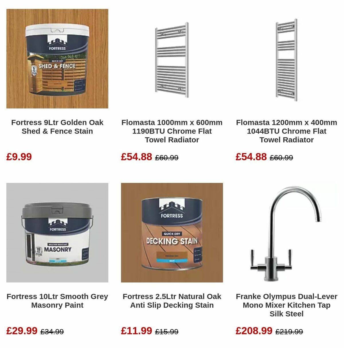 Screwfix Offers from 6 August