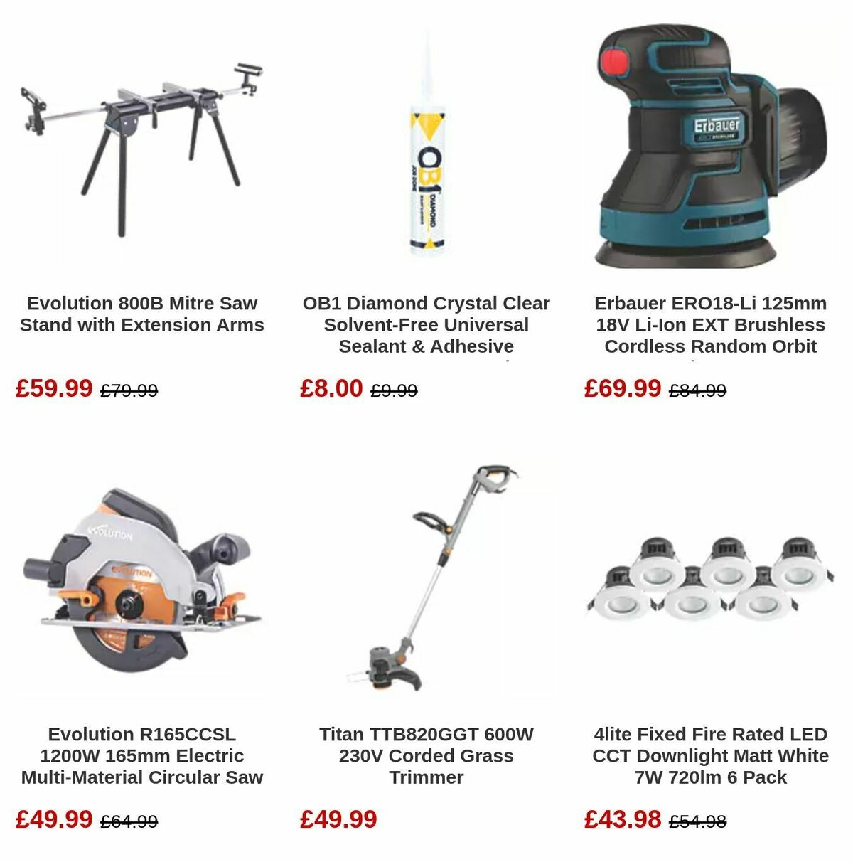 Screwfix Offers from 6 August