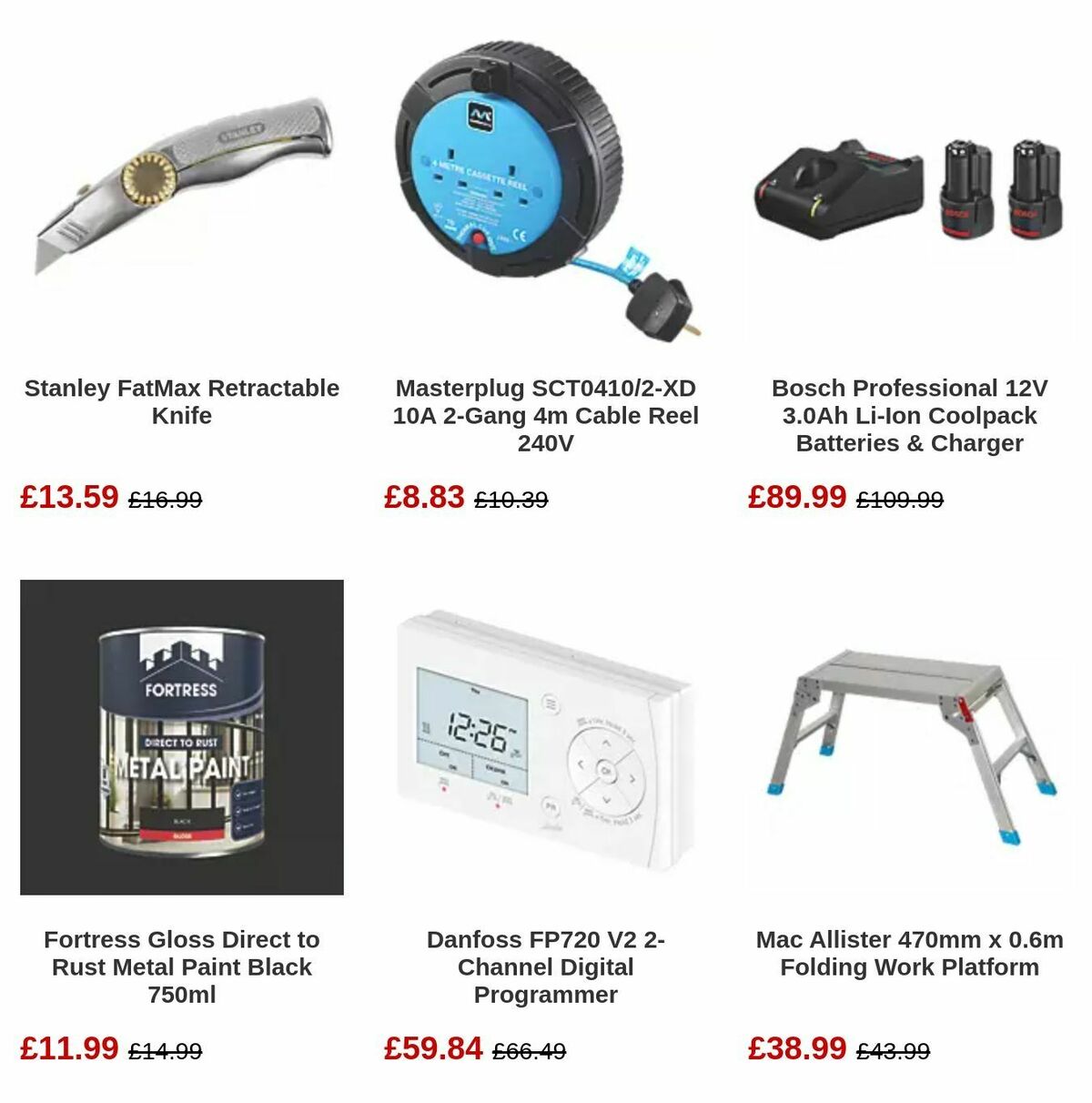 Screwfix Offers from 6 August