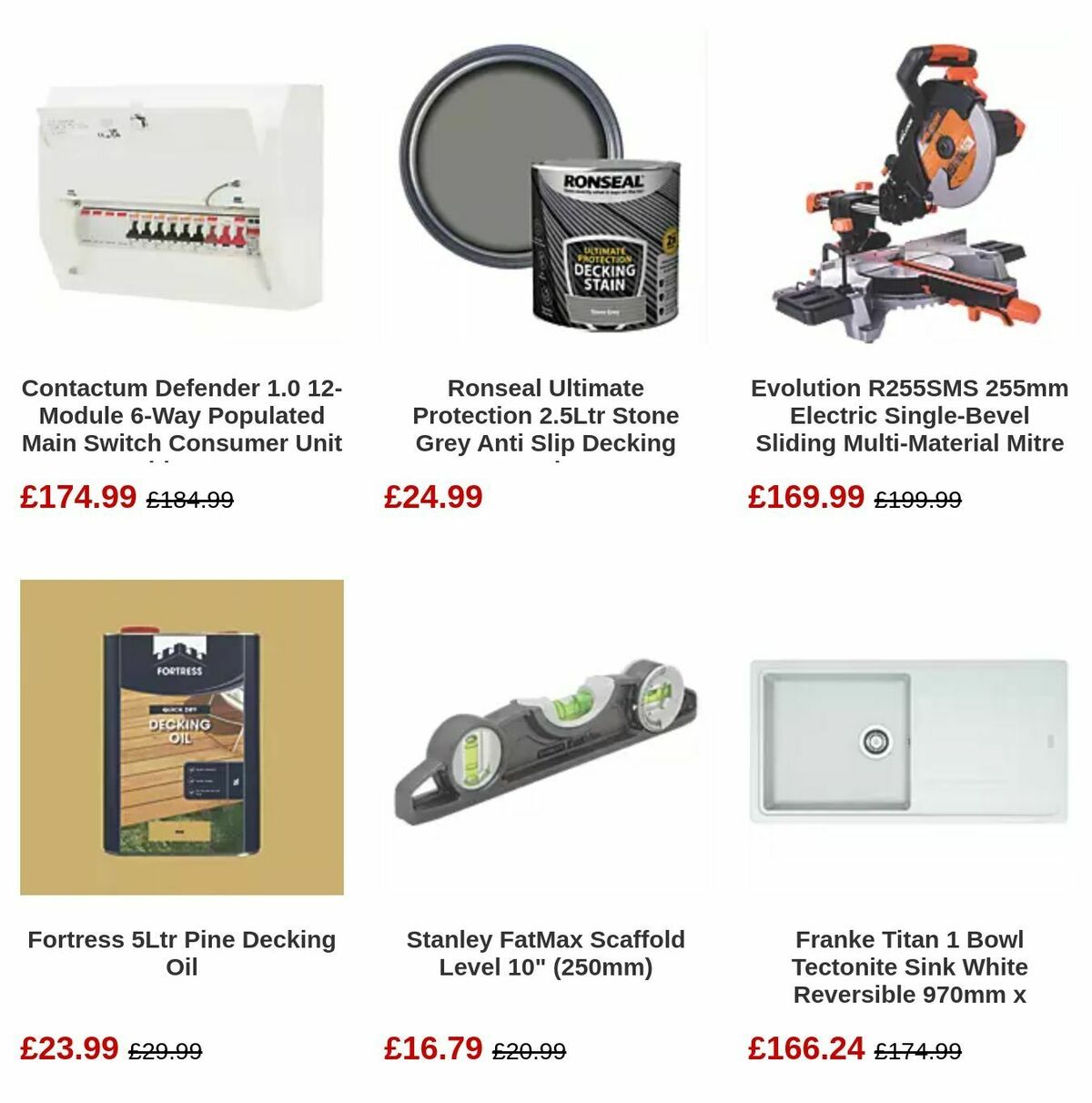 Screwfix Offers from 6 August