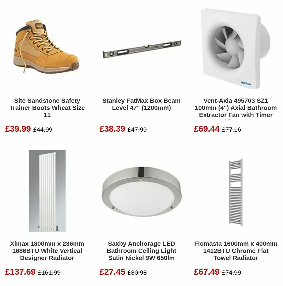 Screwfix Offers from 6 August