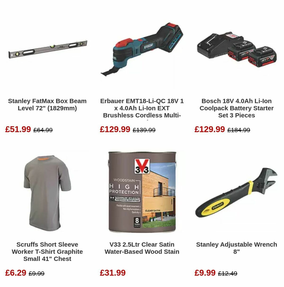 Screwfix Offers from 6 August