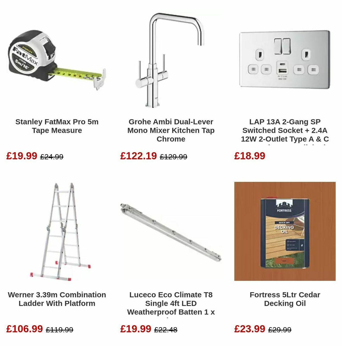 Screwfix Offers from 6 August