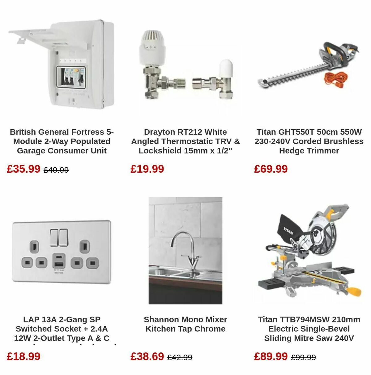 Screwfix Offers from 6 August