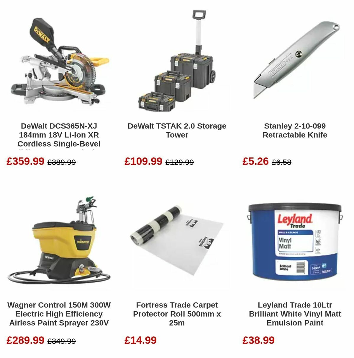 Screwfix Offers from 6 August