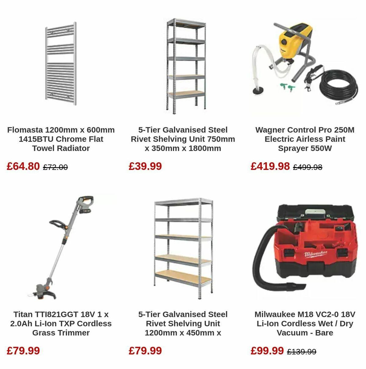 Screwfix Offers from 6 August