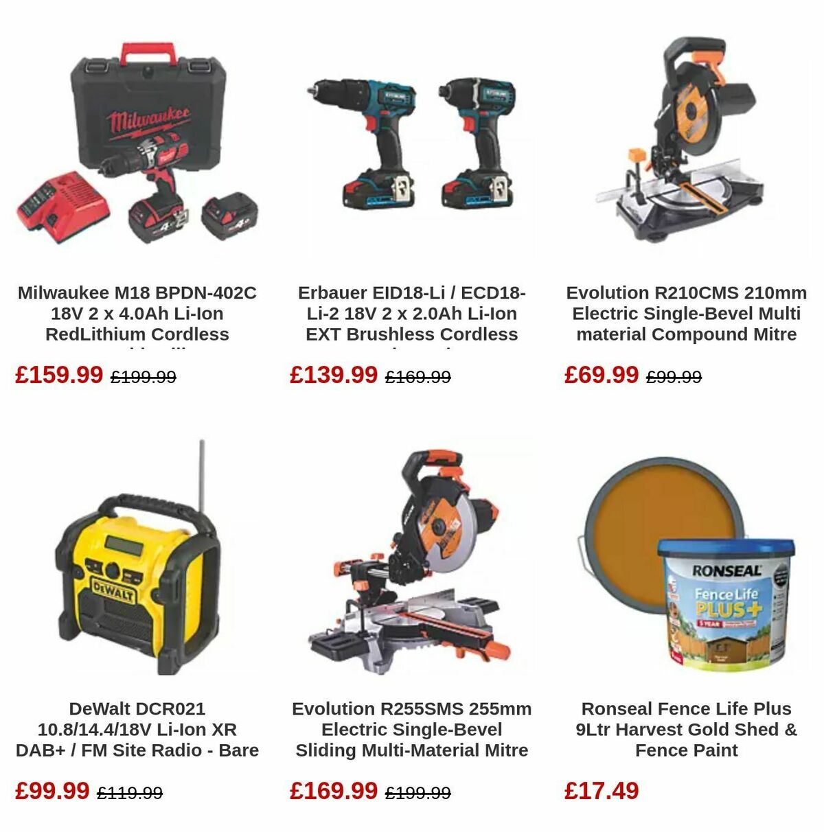 Screwfix Offers from 6 August