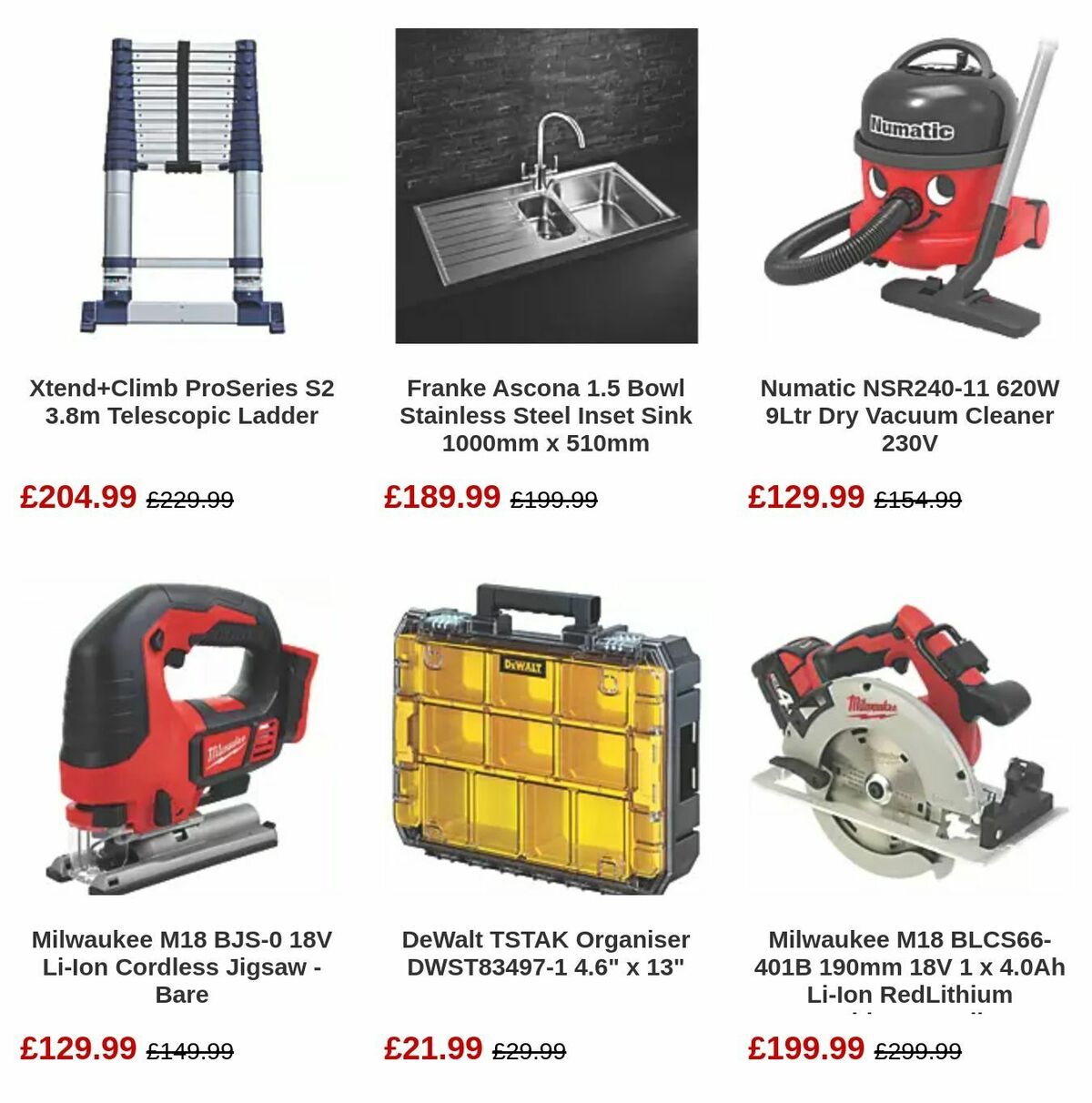 Screwfix Offers from 5 September