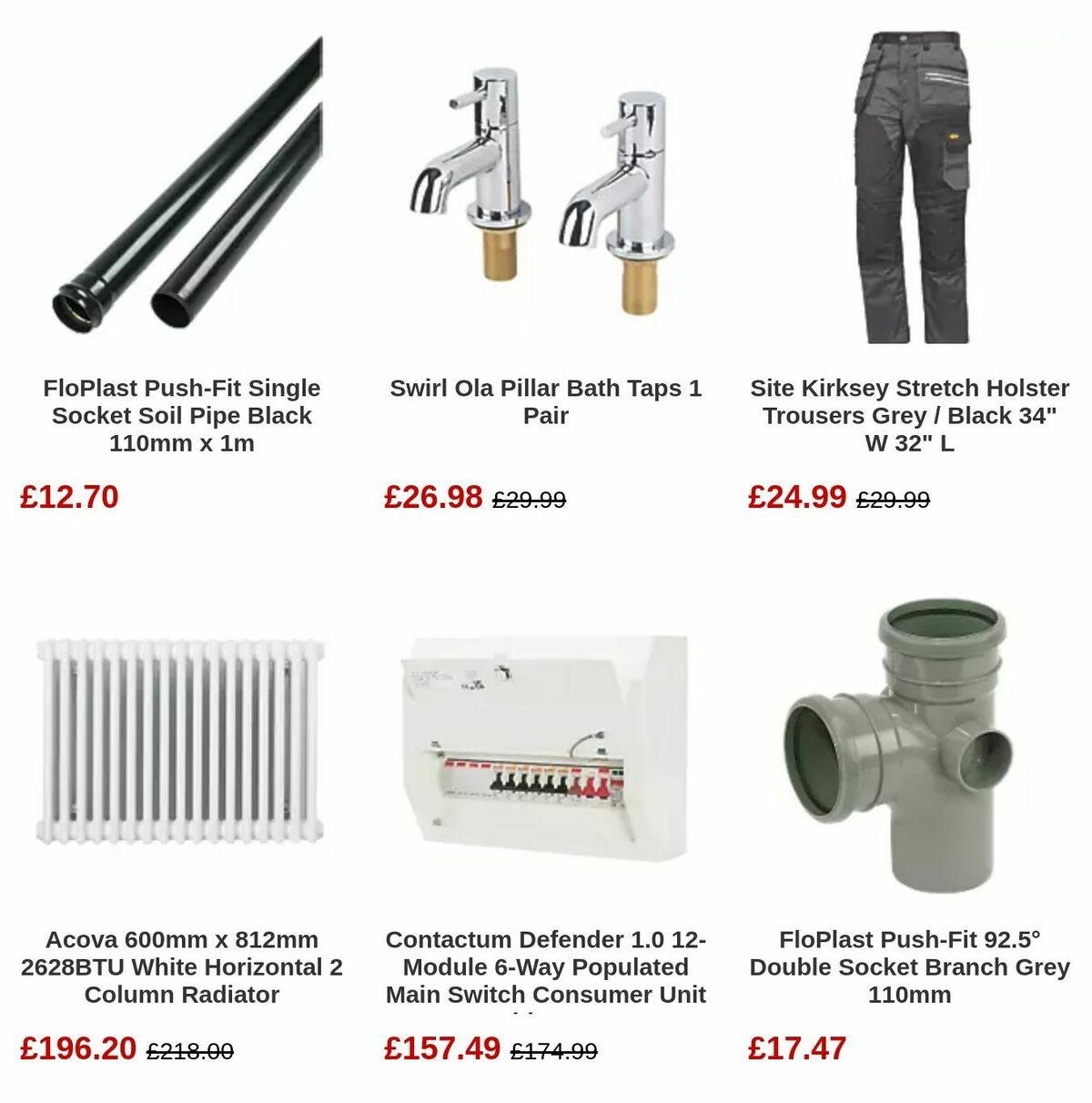 Screwfix Offers from 5 September