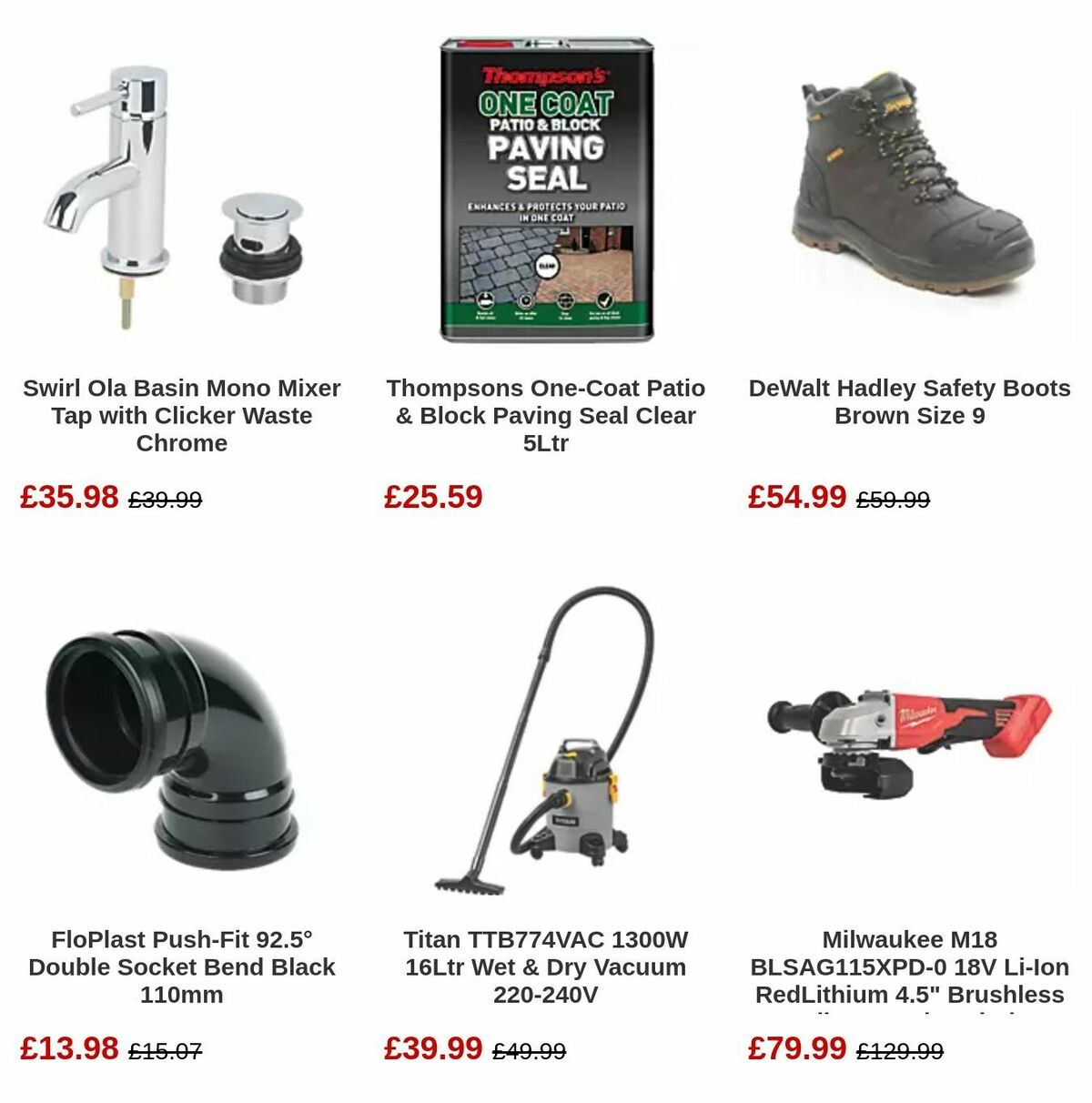 Screwfix Offers from 5 September