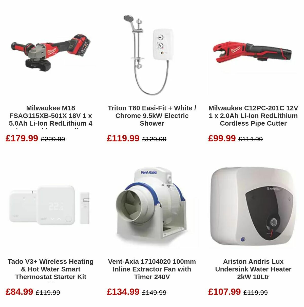 Screwfix Offers from 5 September