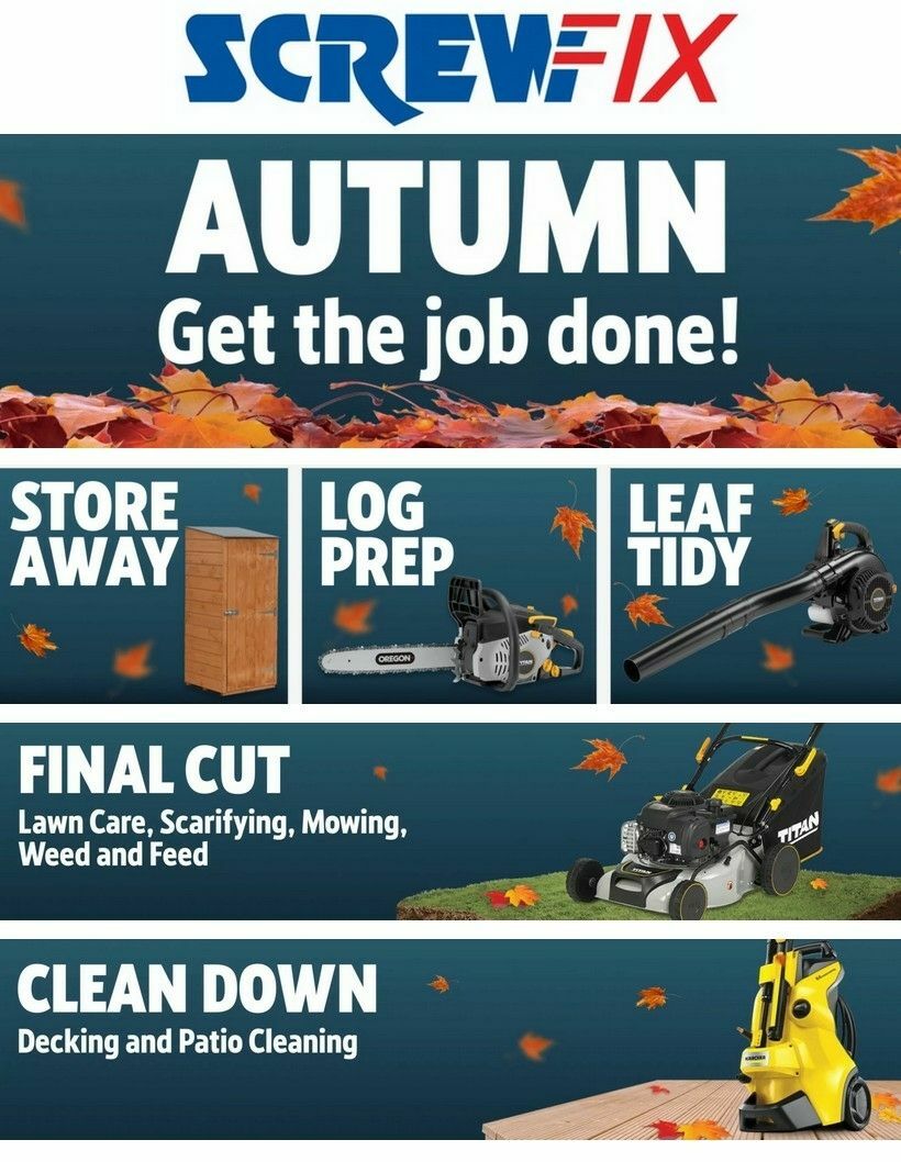 Screwfix Offers from 3 October