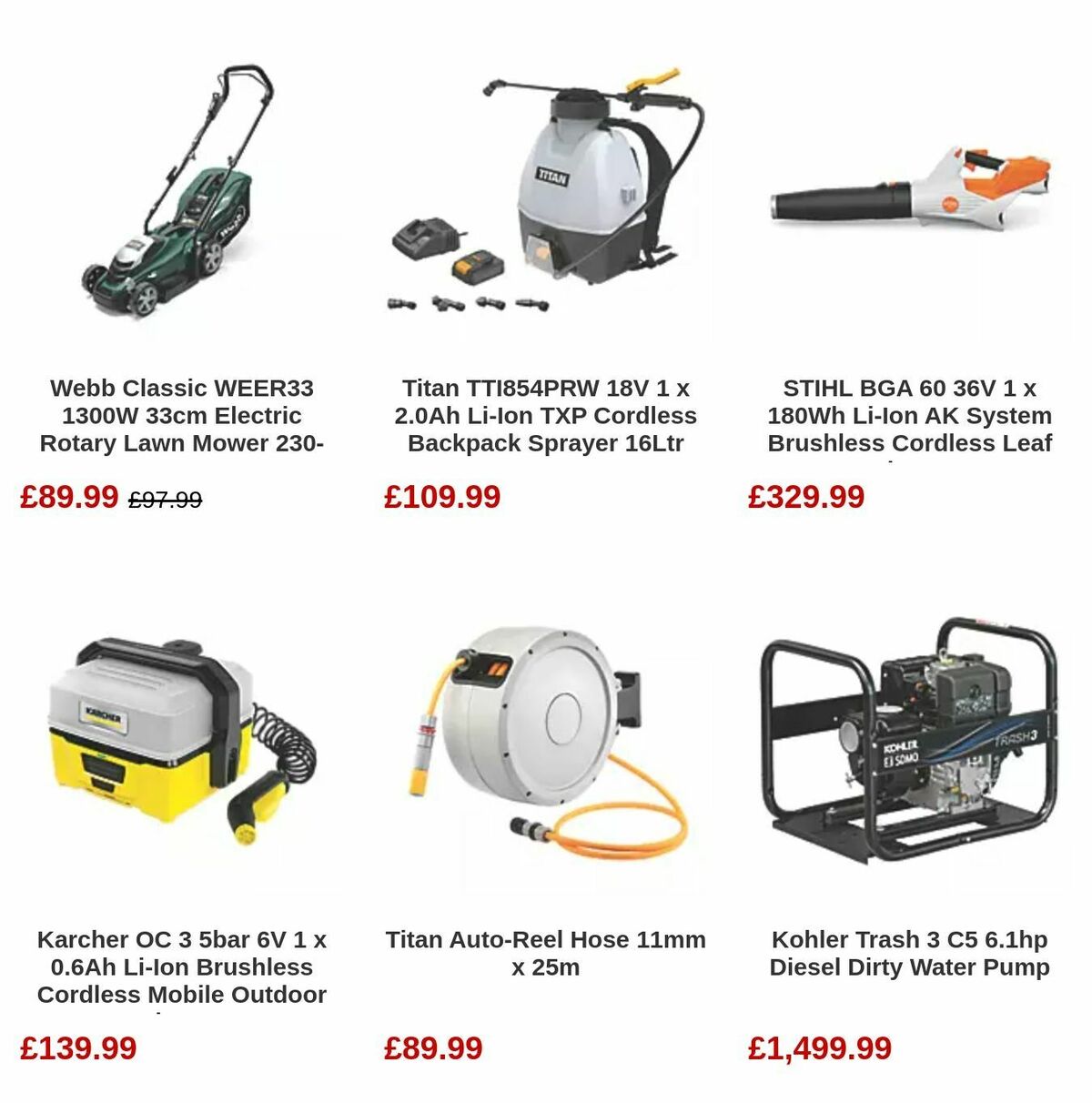 Screwfix Offers from 3 October