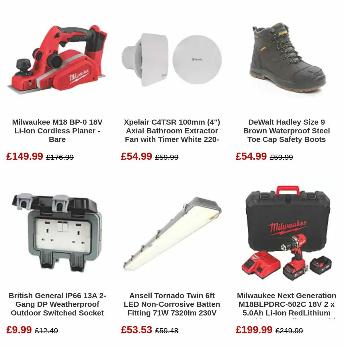 Screwfix Offers from 11 October