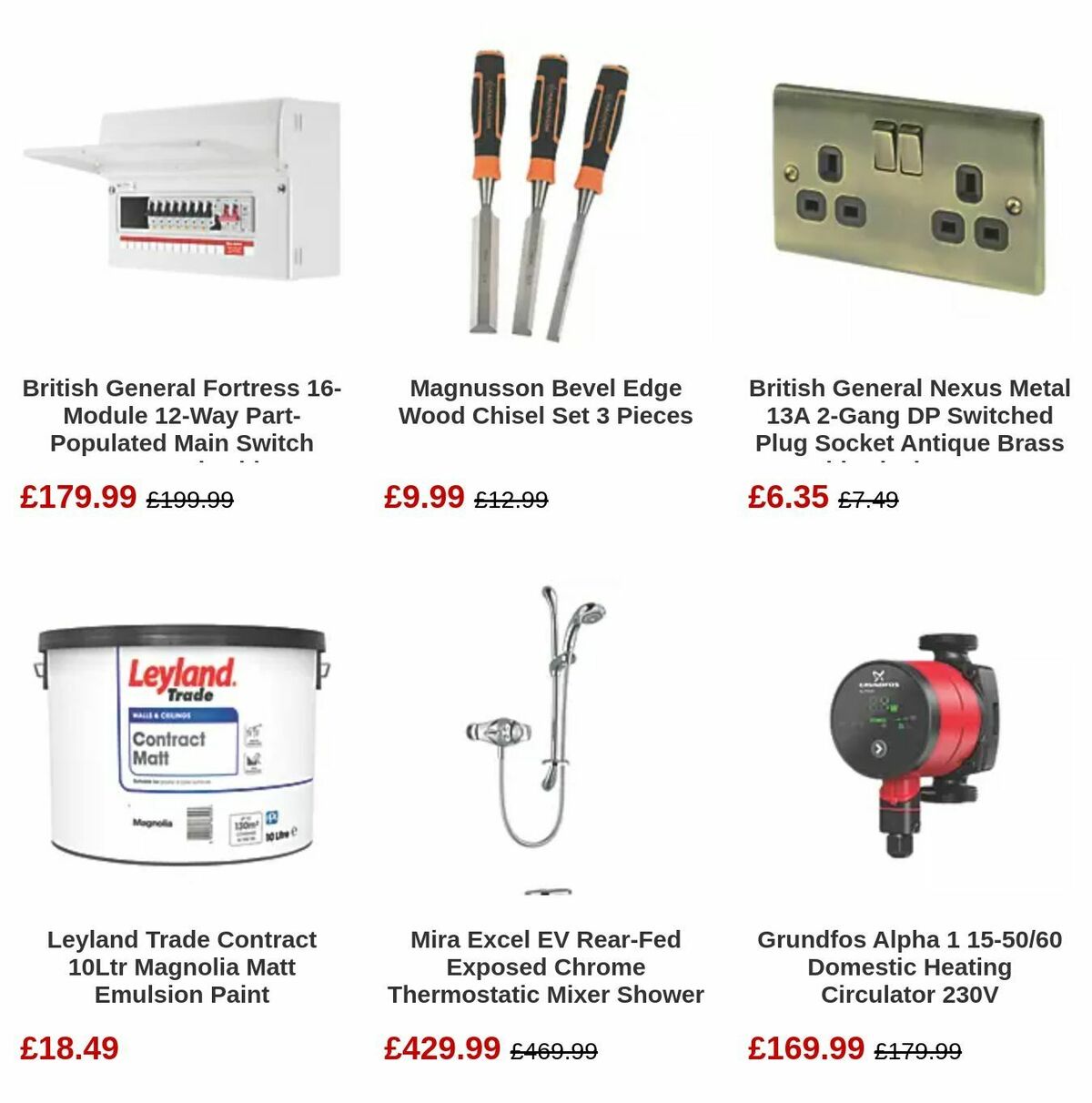 Screwfix Offers from 11 October