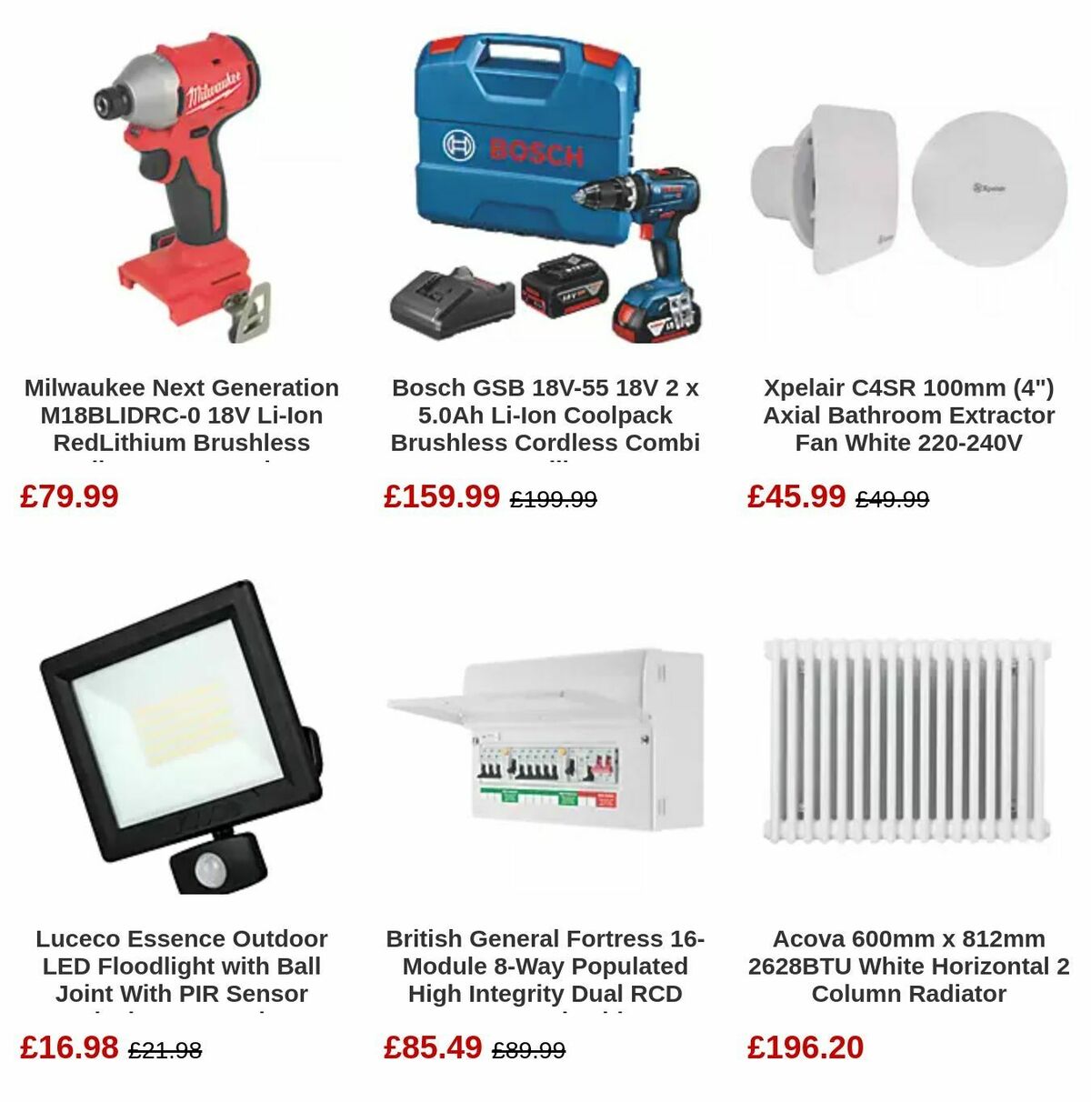 Screwfix Offers from 11 October