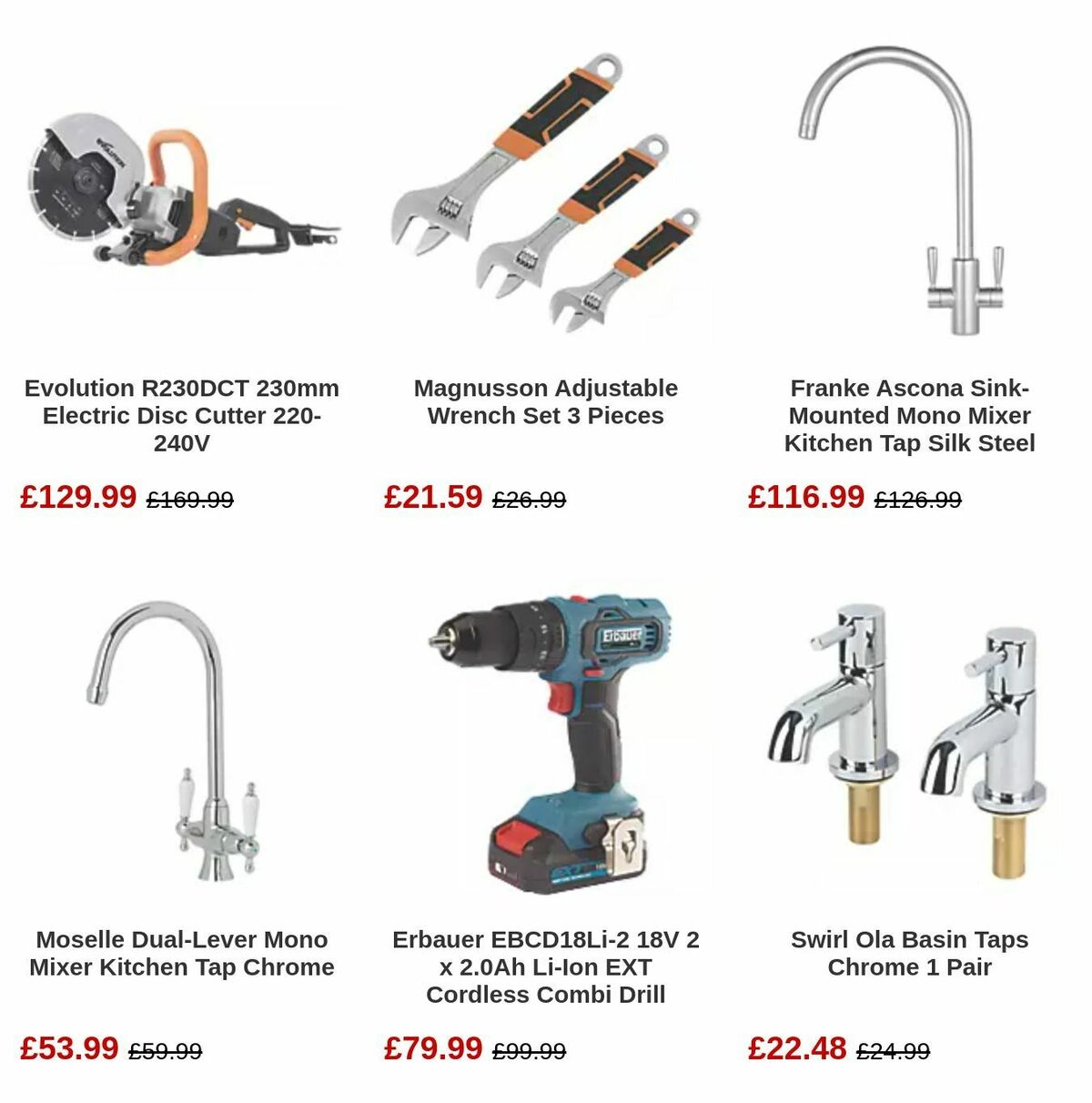 Screwfix Offers from 11 October