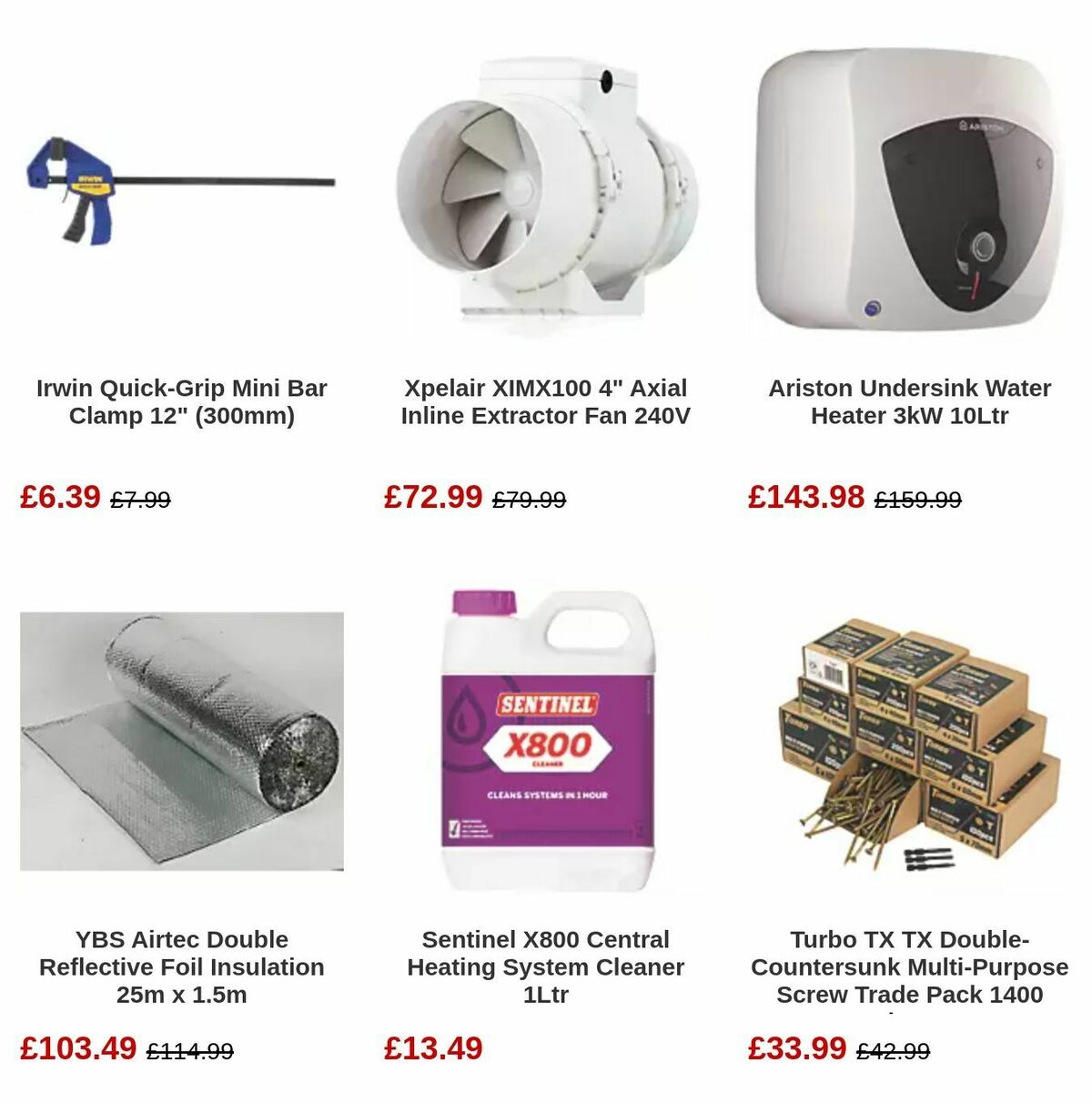 Screwfix Offers from 11 October