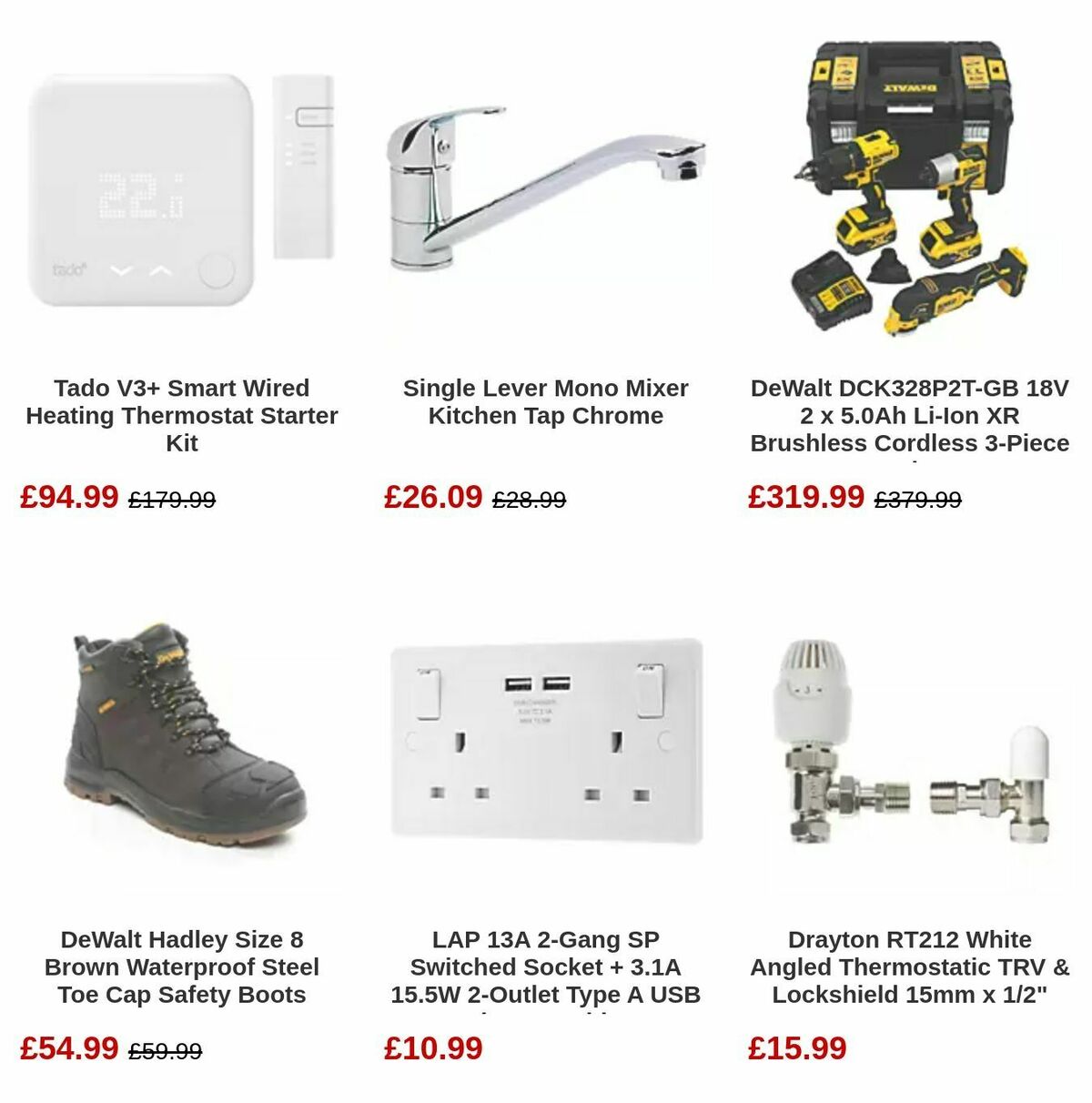 Screwfix Offers from 11 October