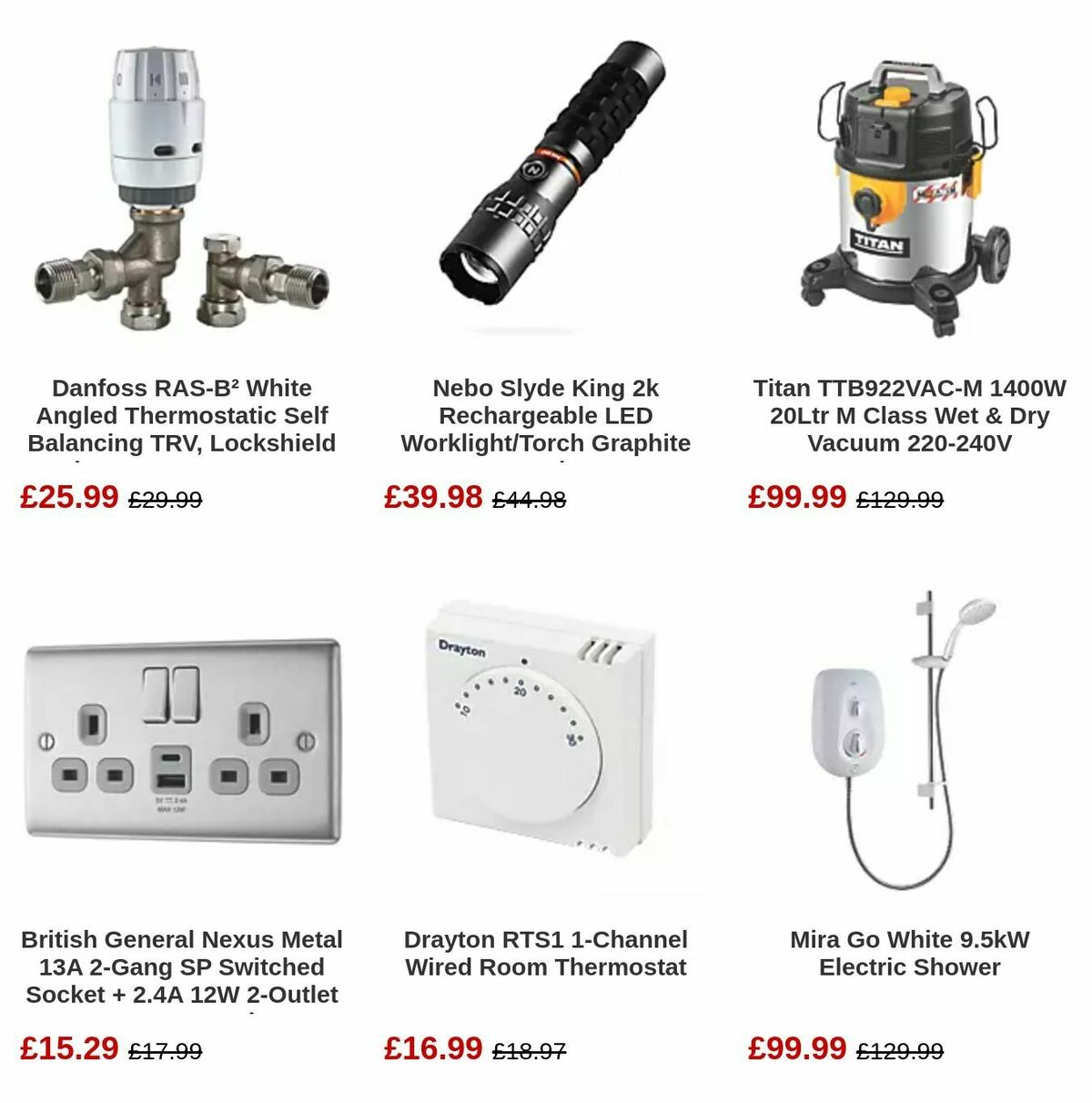 Screwfix Offers from 11 October