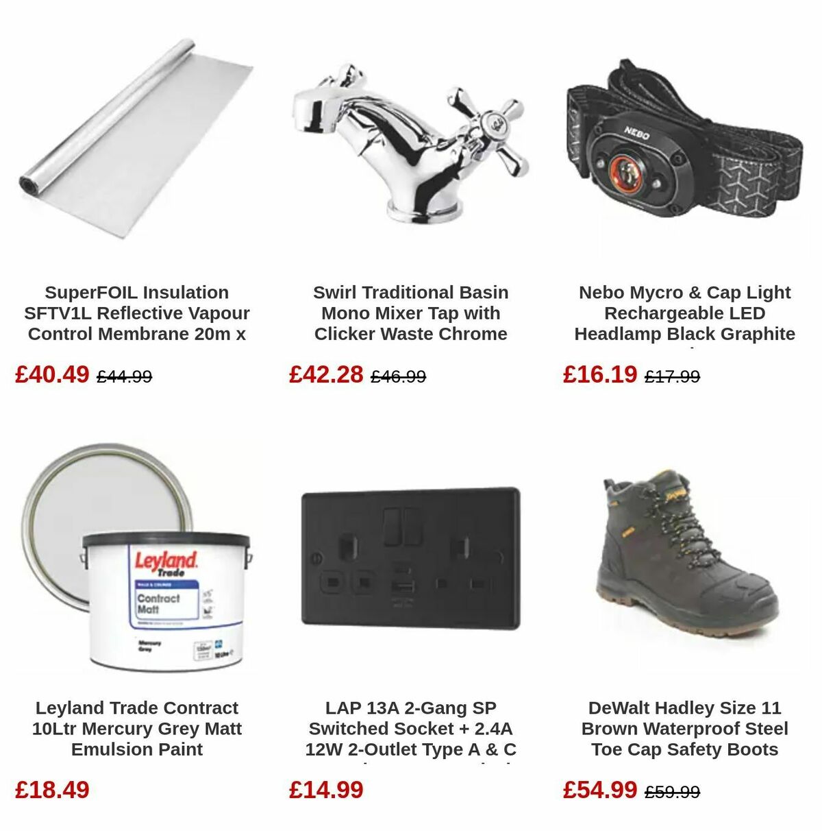 Screwfix Offers from 11 October