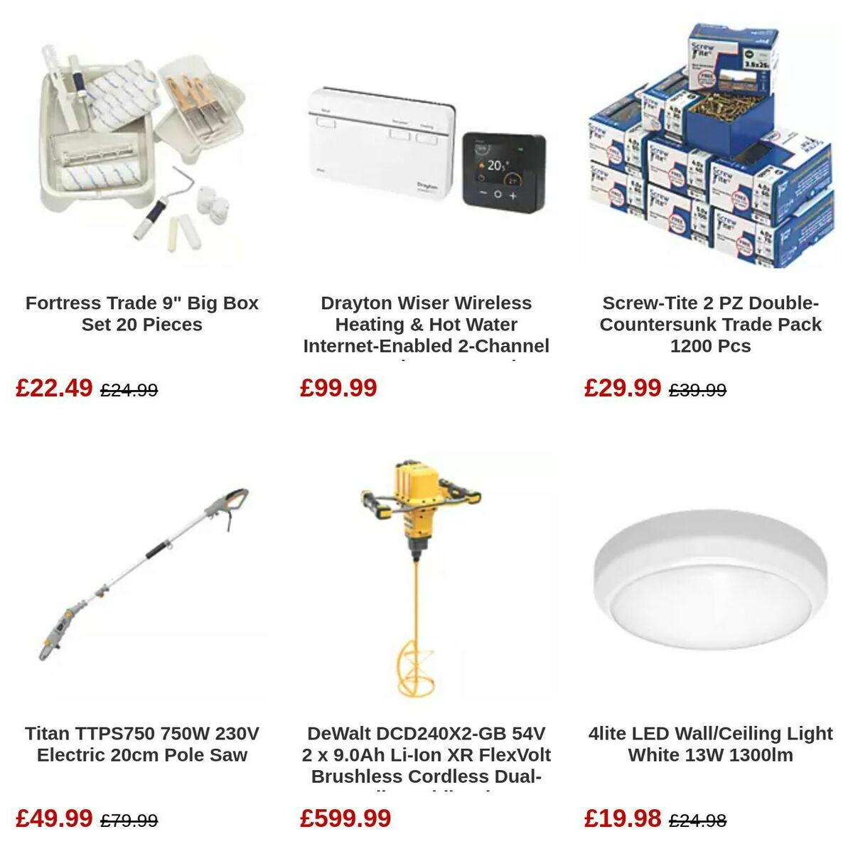 Screwfix Offers from 11 October