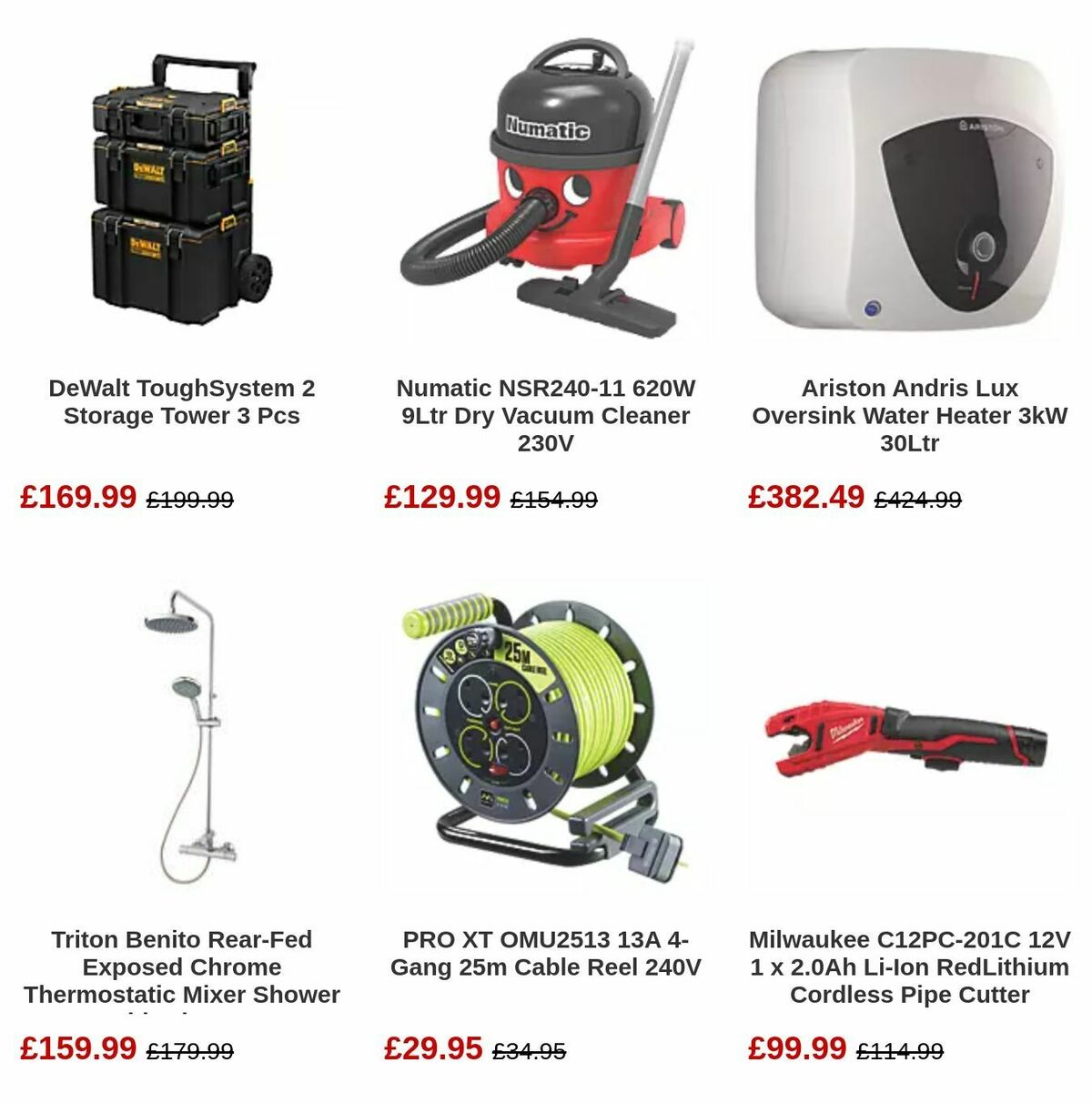 Screwfix Offers from 11 October