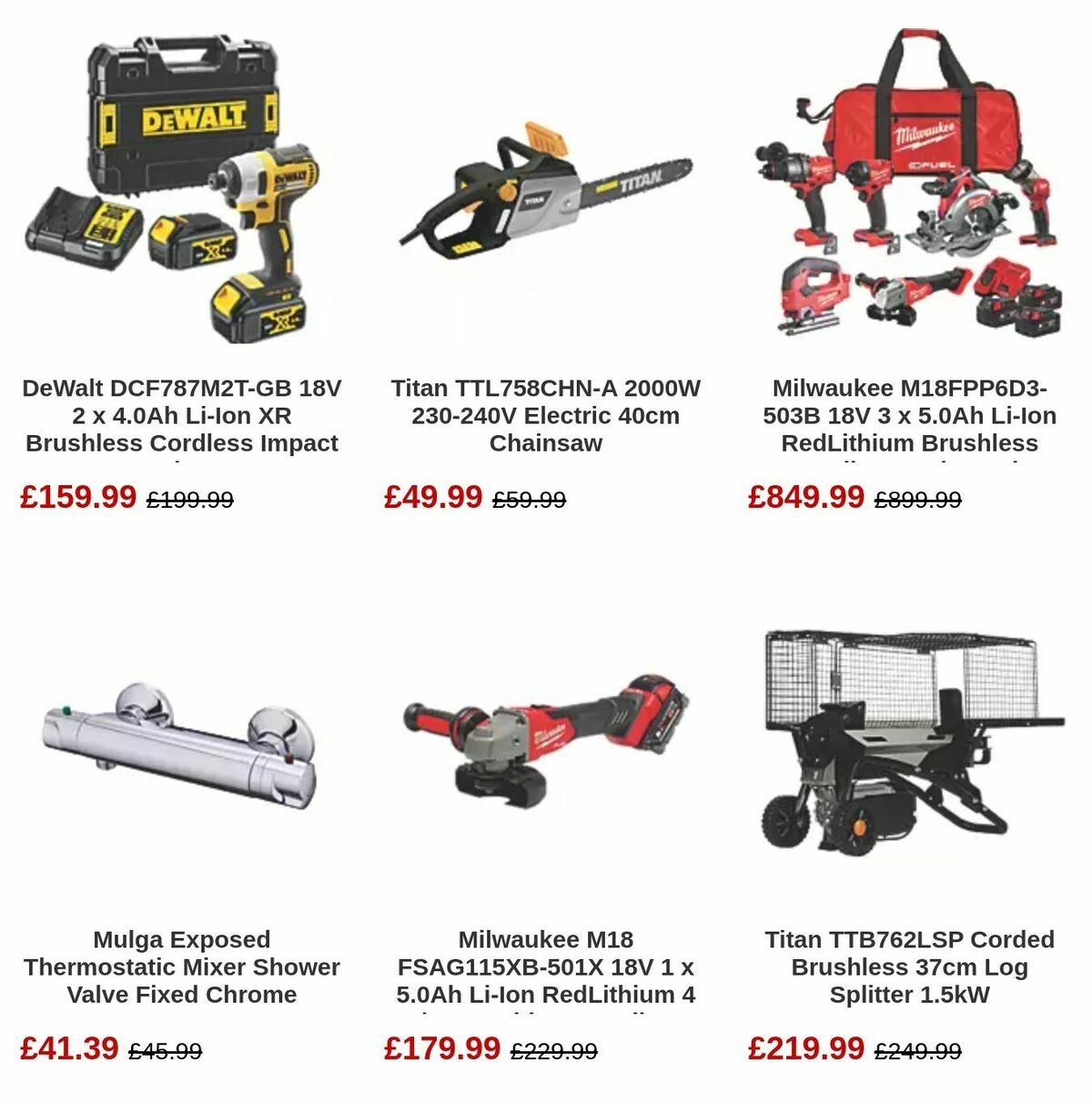 Screwfix Offers from 11 October